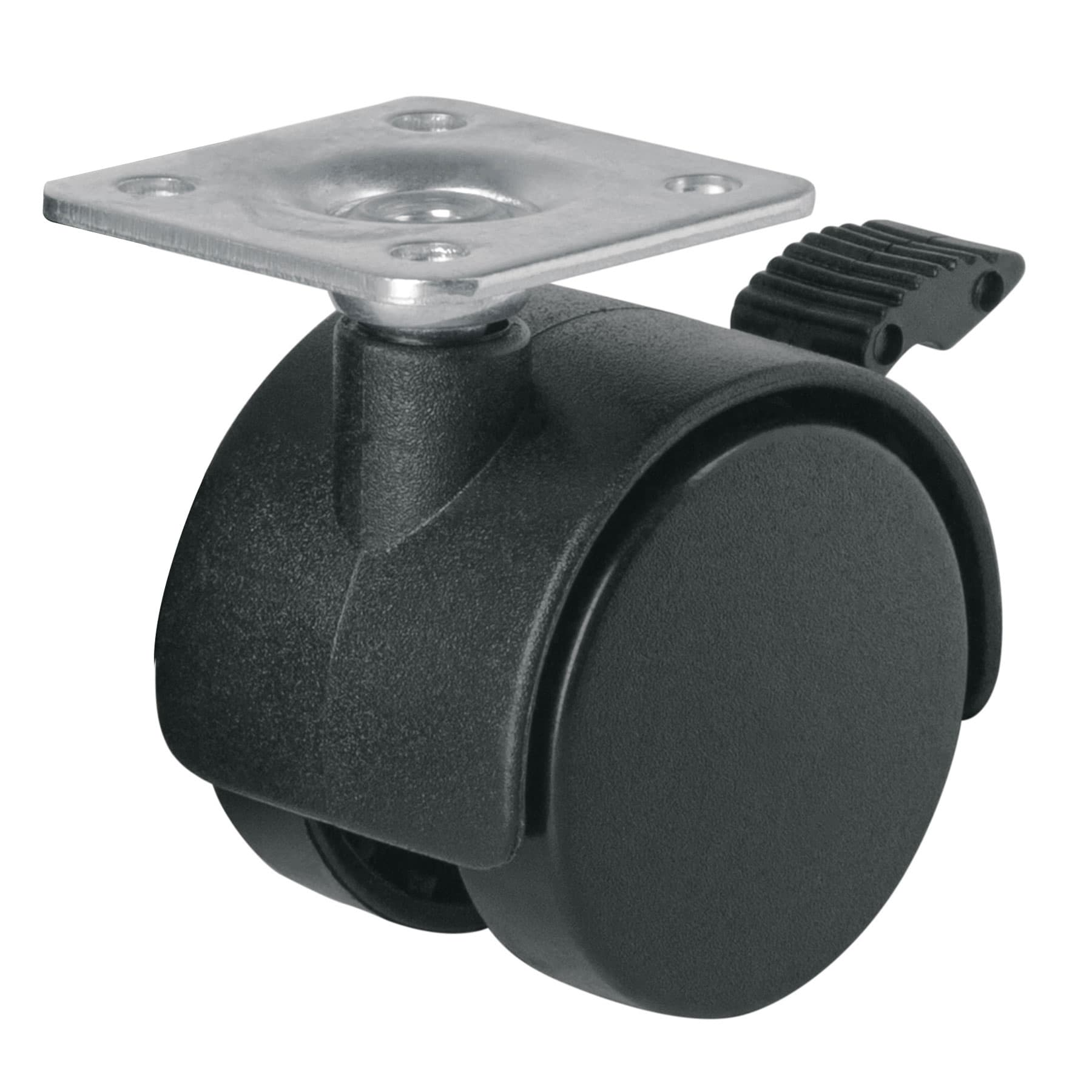 Rodaja tipo yoyo con freno, 40 mm
