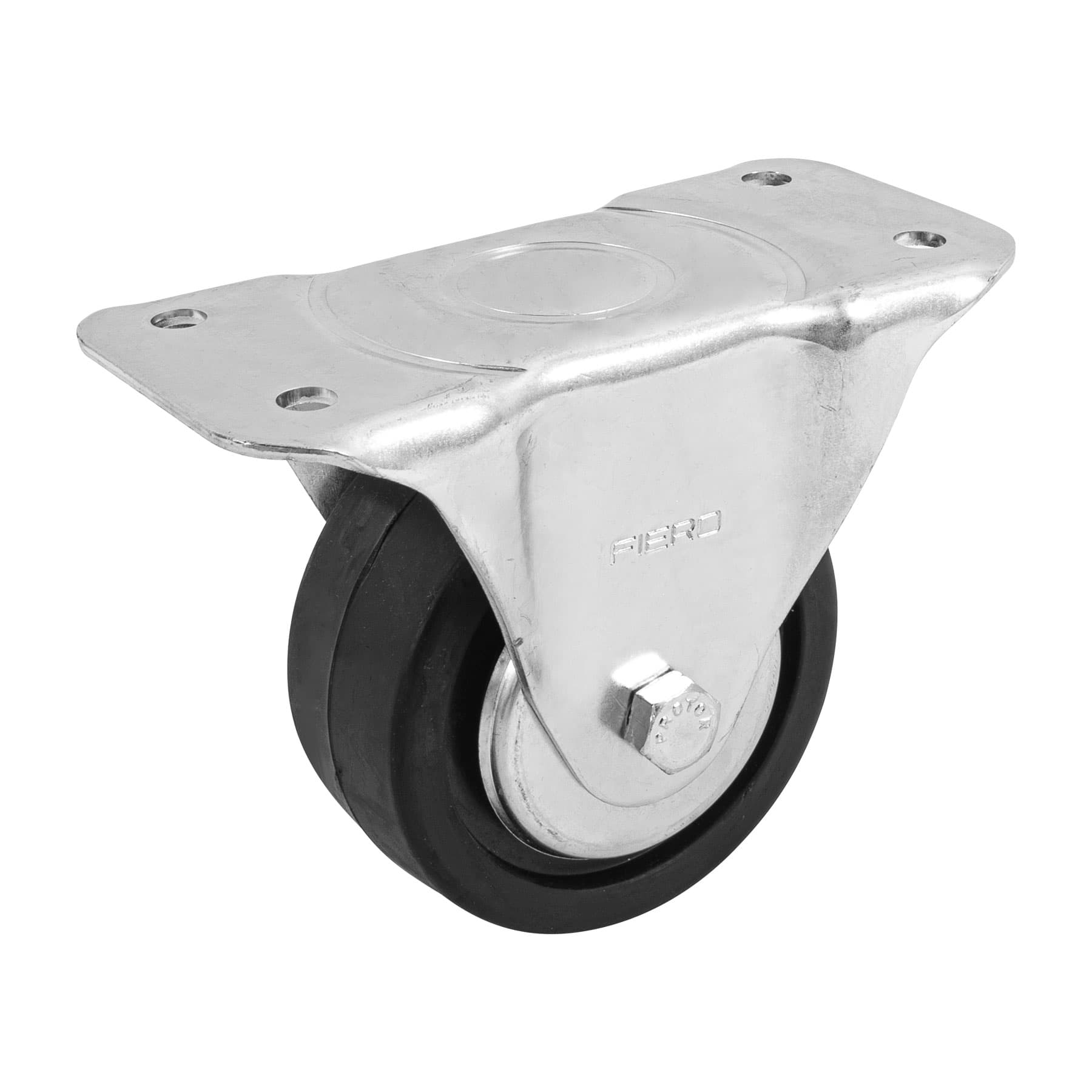 Rodaja hule placa fija 4" con balero