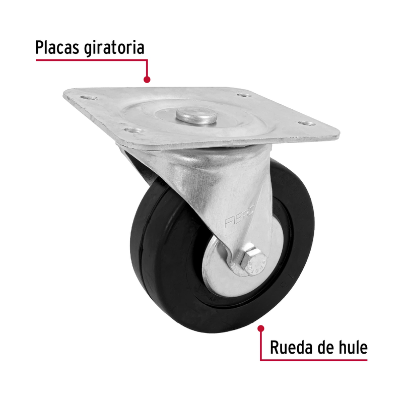 Rodaja hule 6", 50 mm con balero