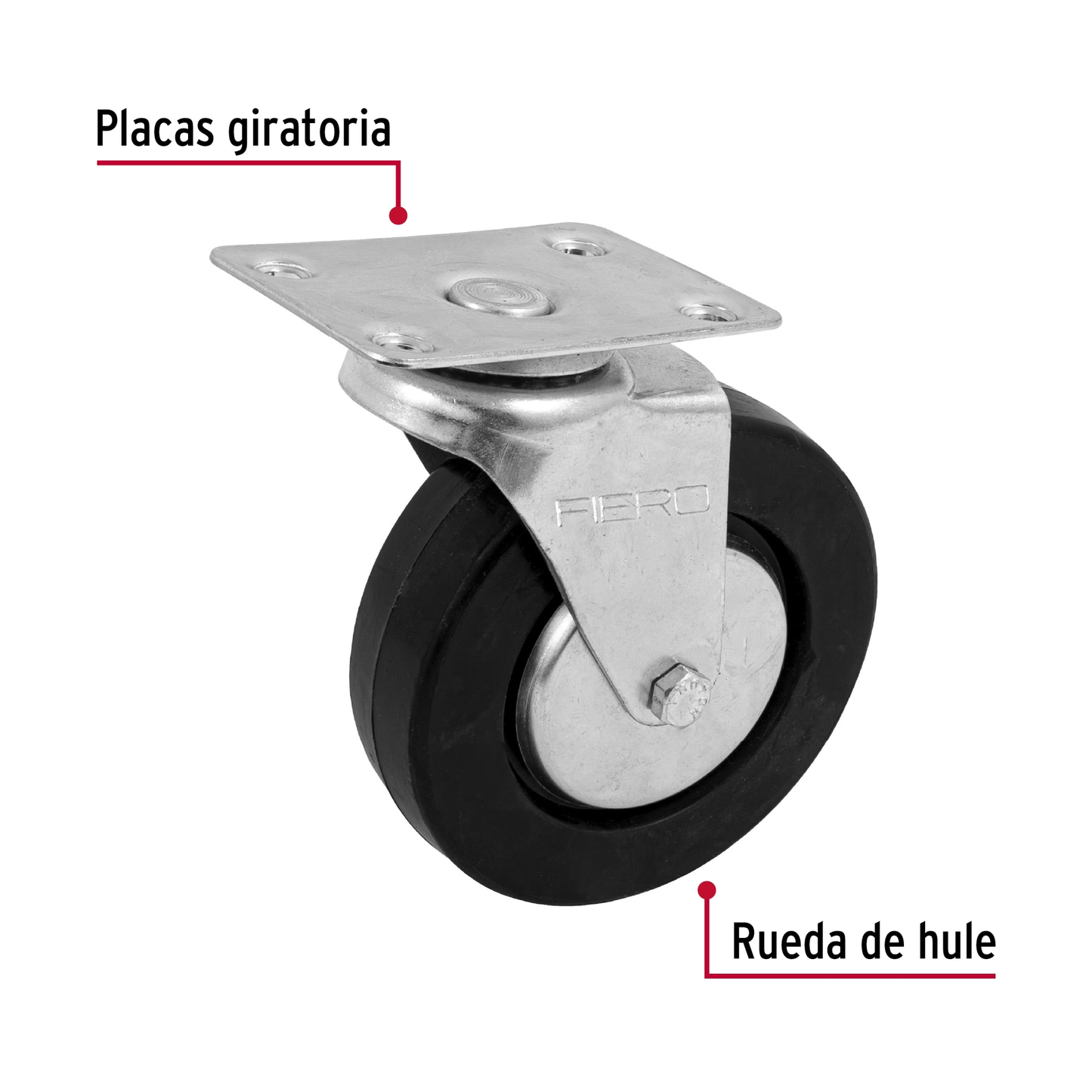 Rodaja hule 5", 35 mm con balero