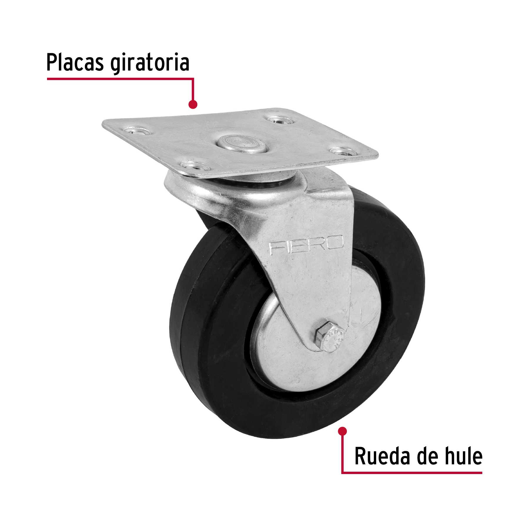 Rodaja hule 5", 35 mm con balero