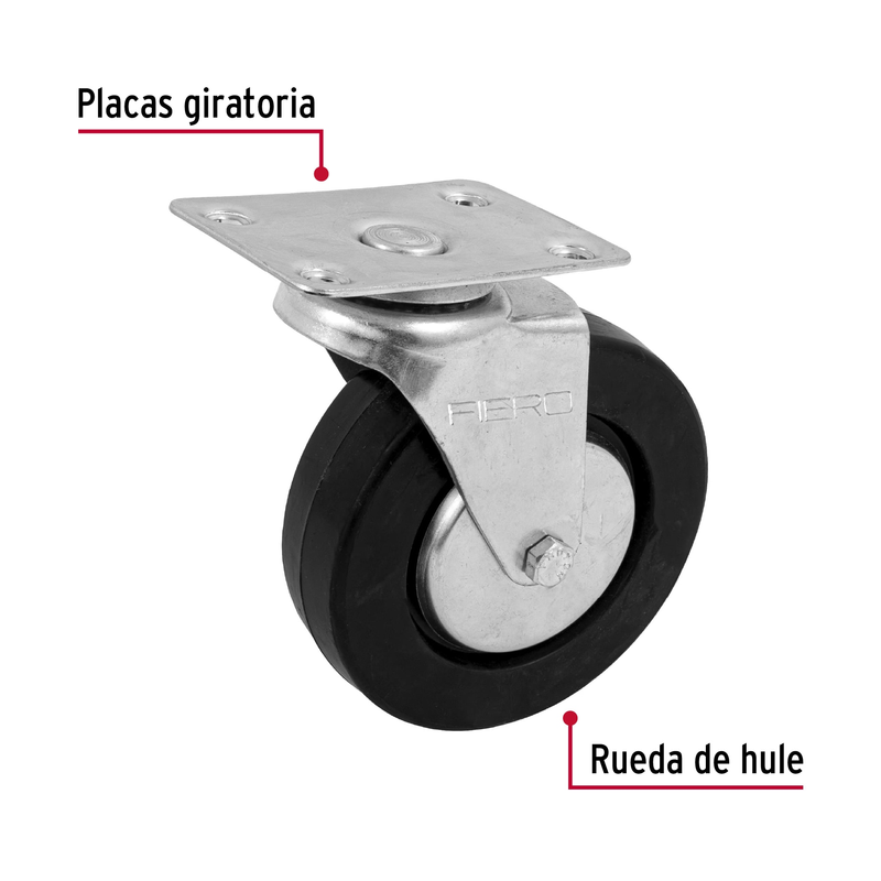 Rodaja hule 5", 35 mm con balero
