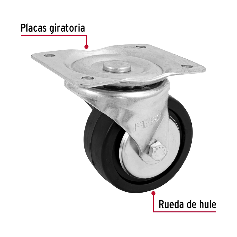 Rodaja hule 4", 42 mm con balero