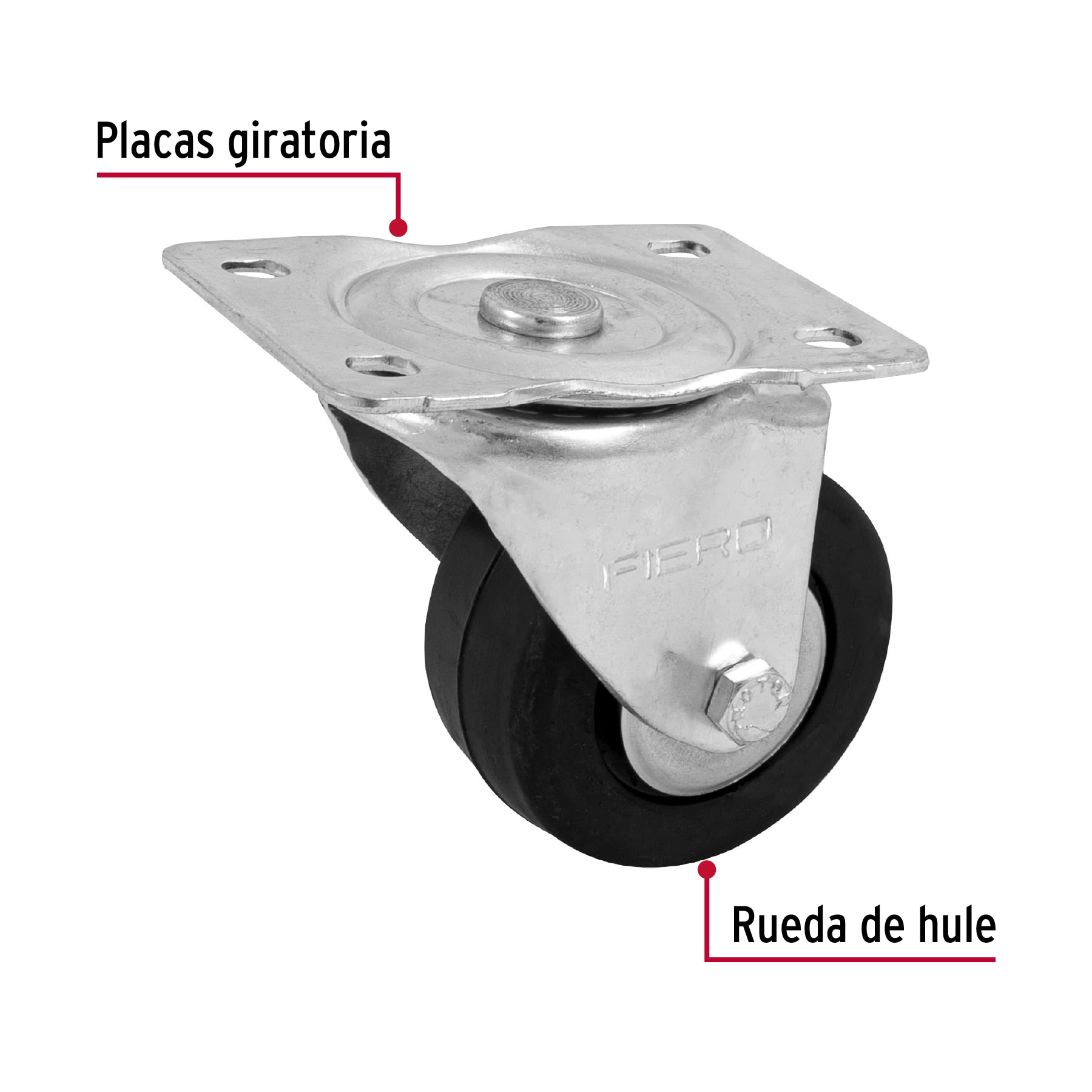 Rodaja hule 3", 35 mm con balero