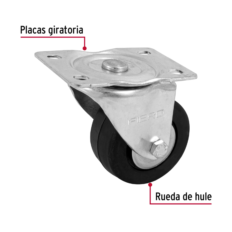 Rodaja hule 3", 35 mm con balero