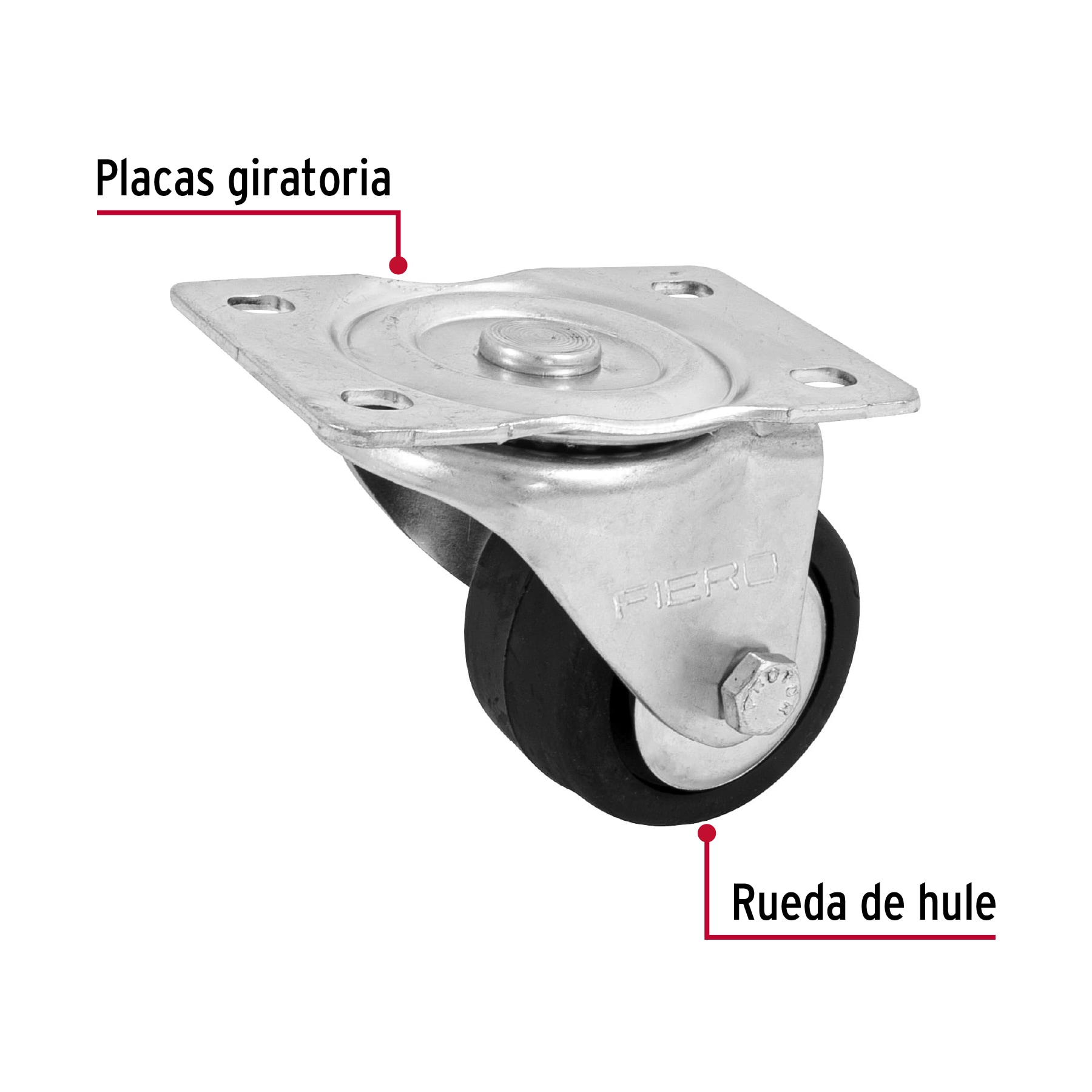 Rodaja hule 2-1/2", 35 mm con balero