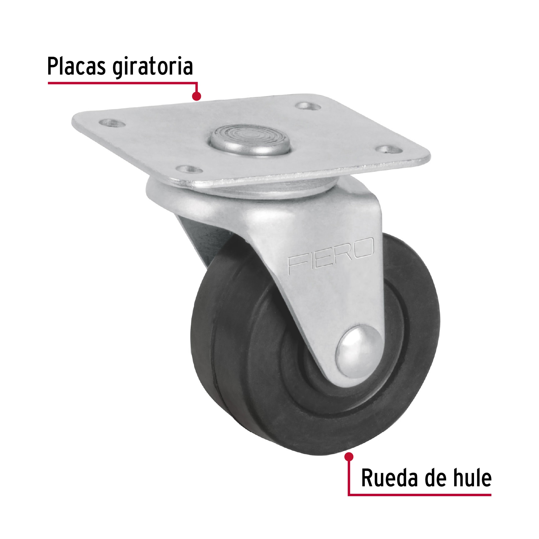 Rodaja hule 2", 25mm con balero