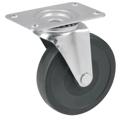 Rodaja de polipropileno 4", placa giratoria para DIA-385P