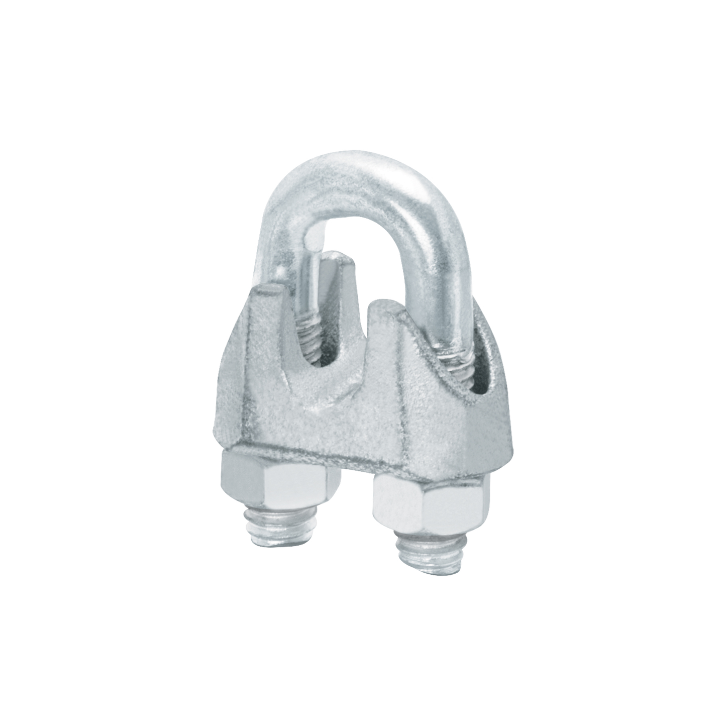 Bolsa con 20 nudos (perros) de hierro para cable de 3/8'