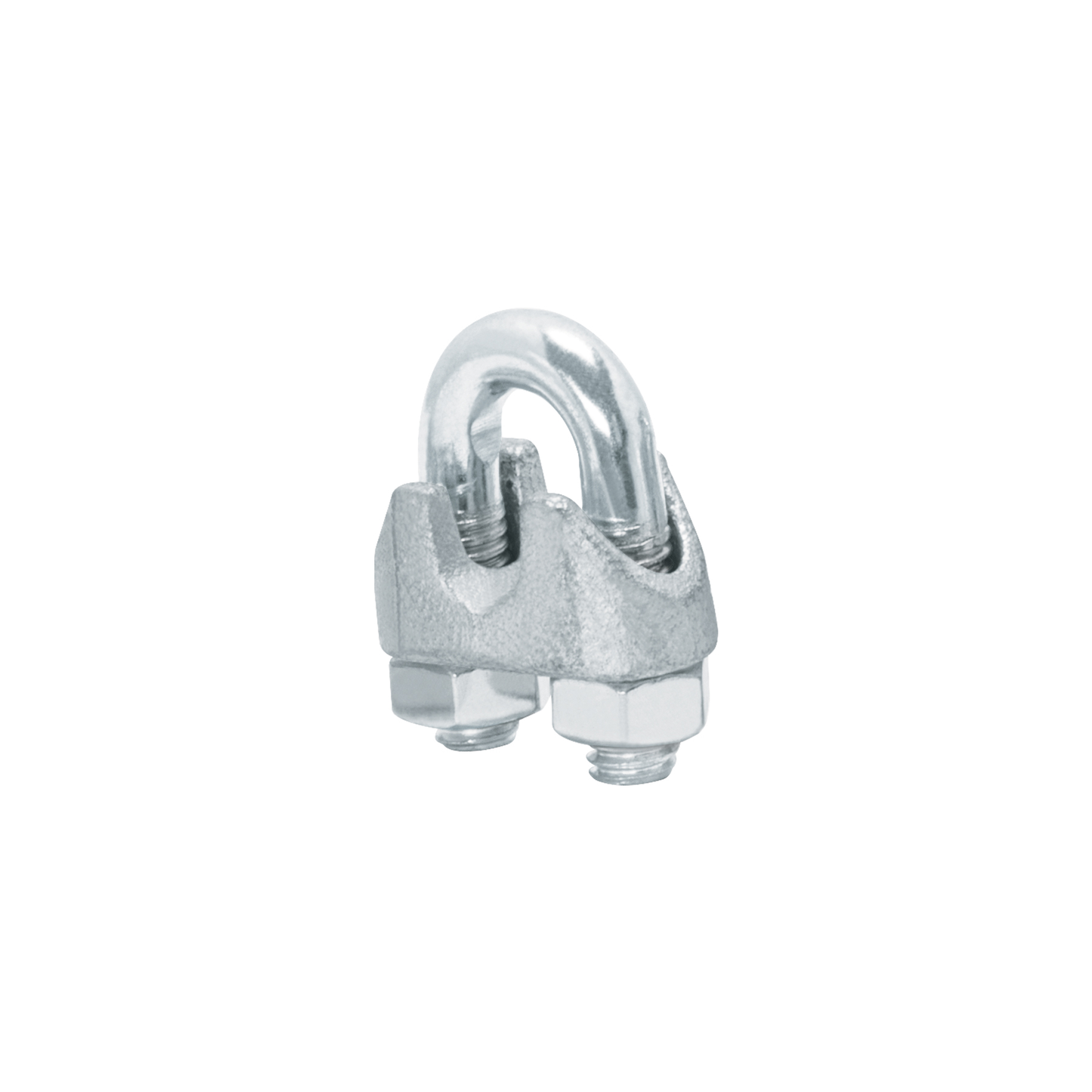 Bolsa con 40 nudos (perros) de hierro para cable de 1/4'