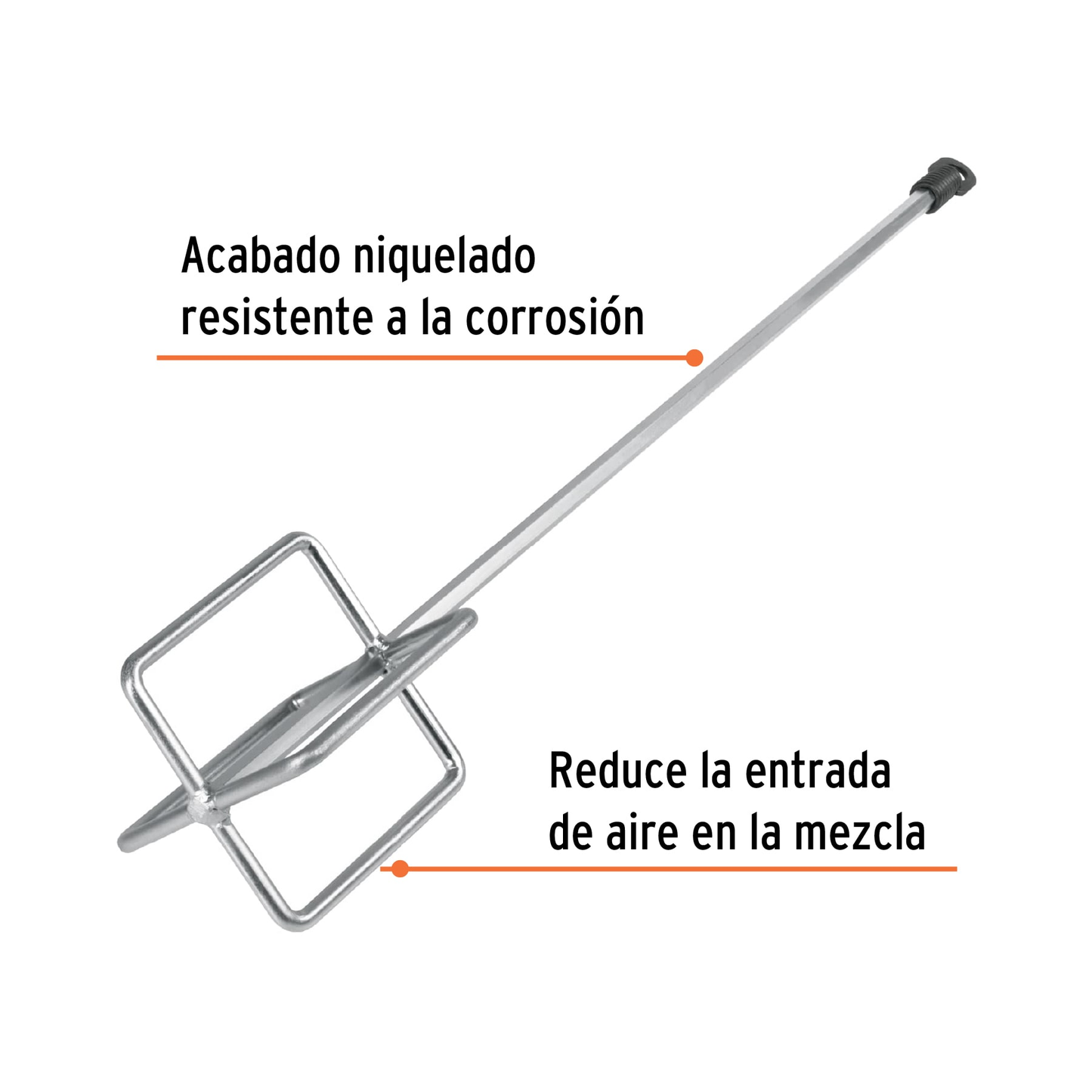 Revolvedor para mortero, 120 mm diámetro