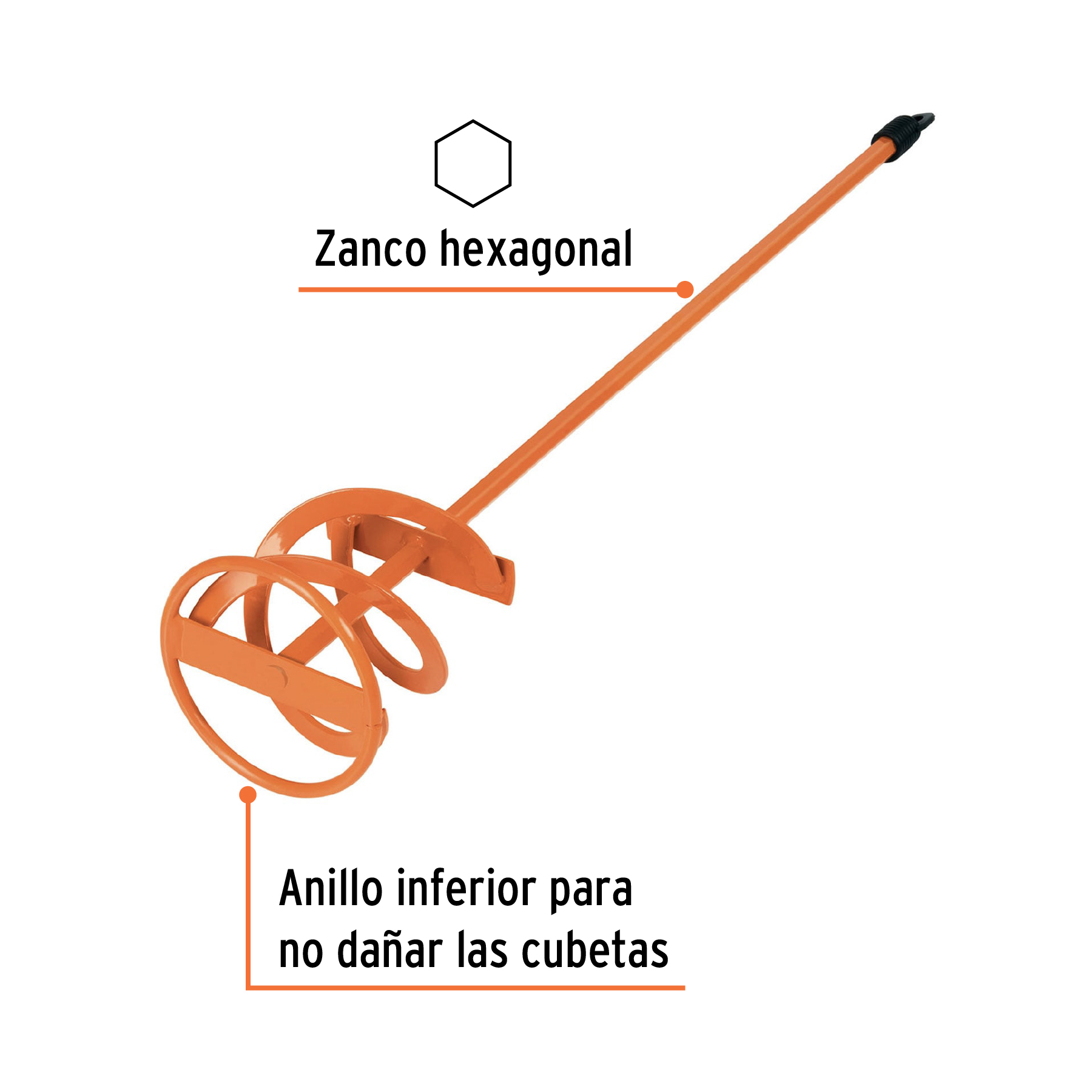 Revolvedor de Pintura 100x550mm