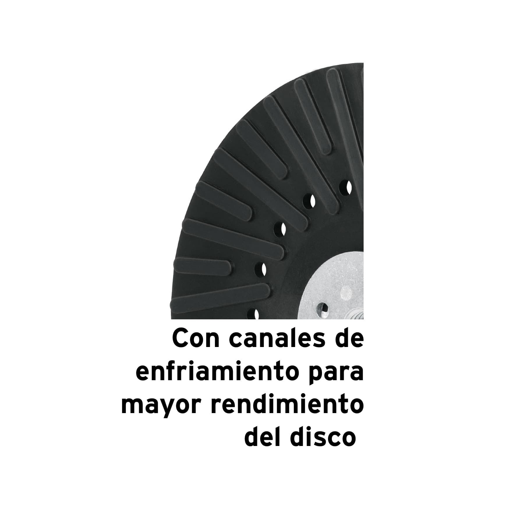 Respaldo disco de lija 7", rosca milimétrica