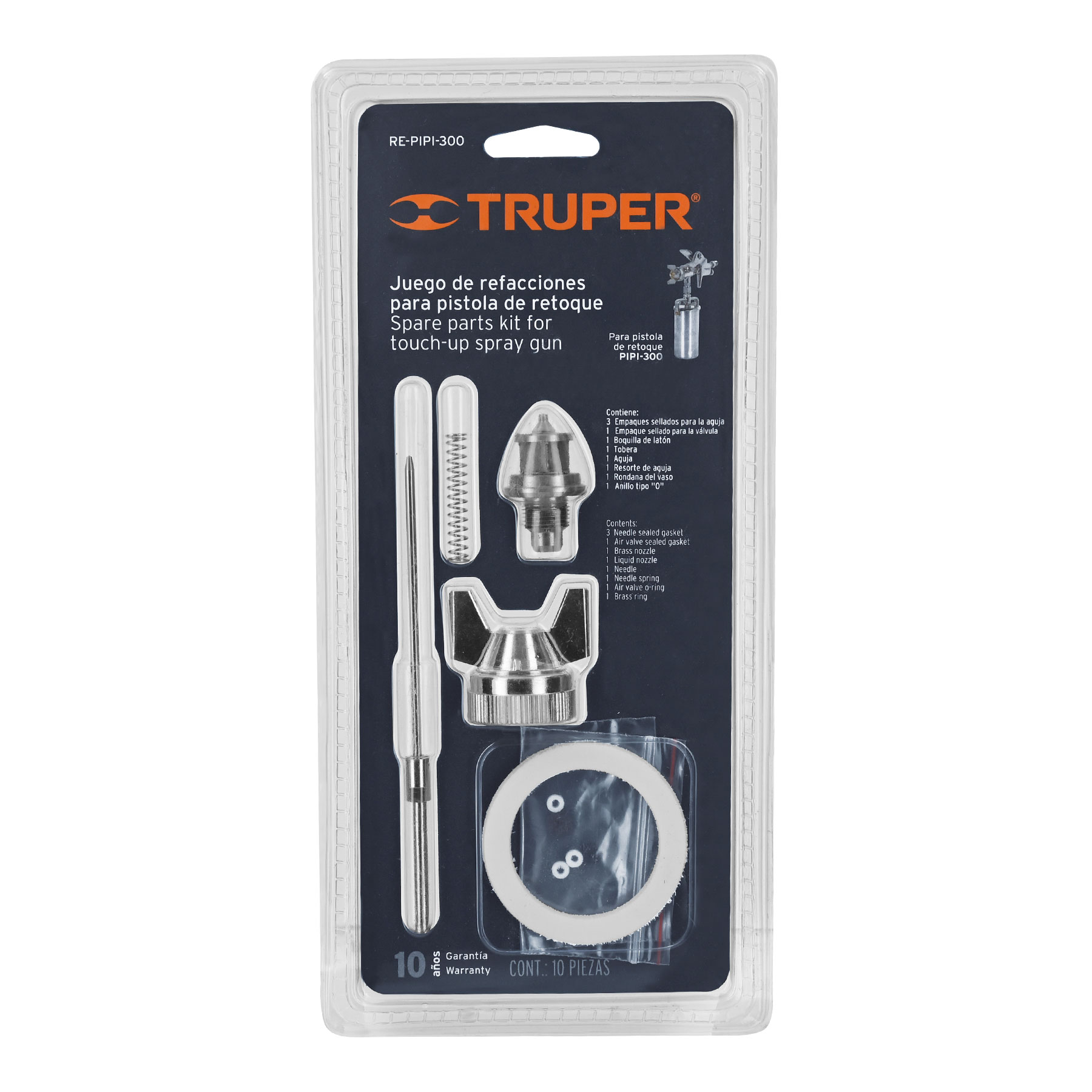 Repuestos de pistolas para pintar, PIPI-300