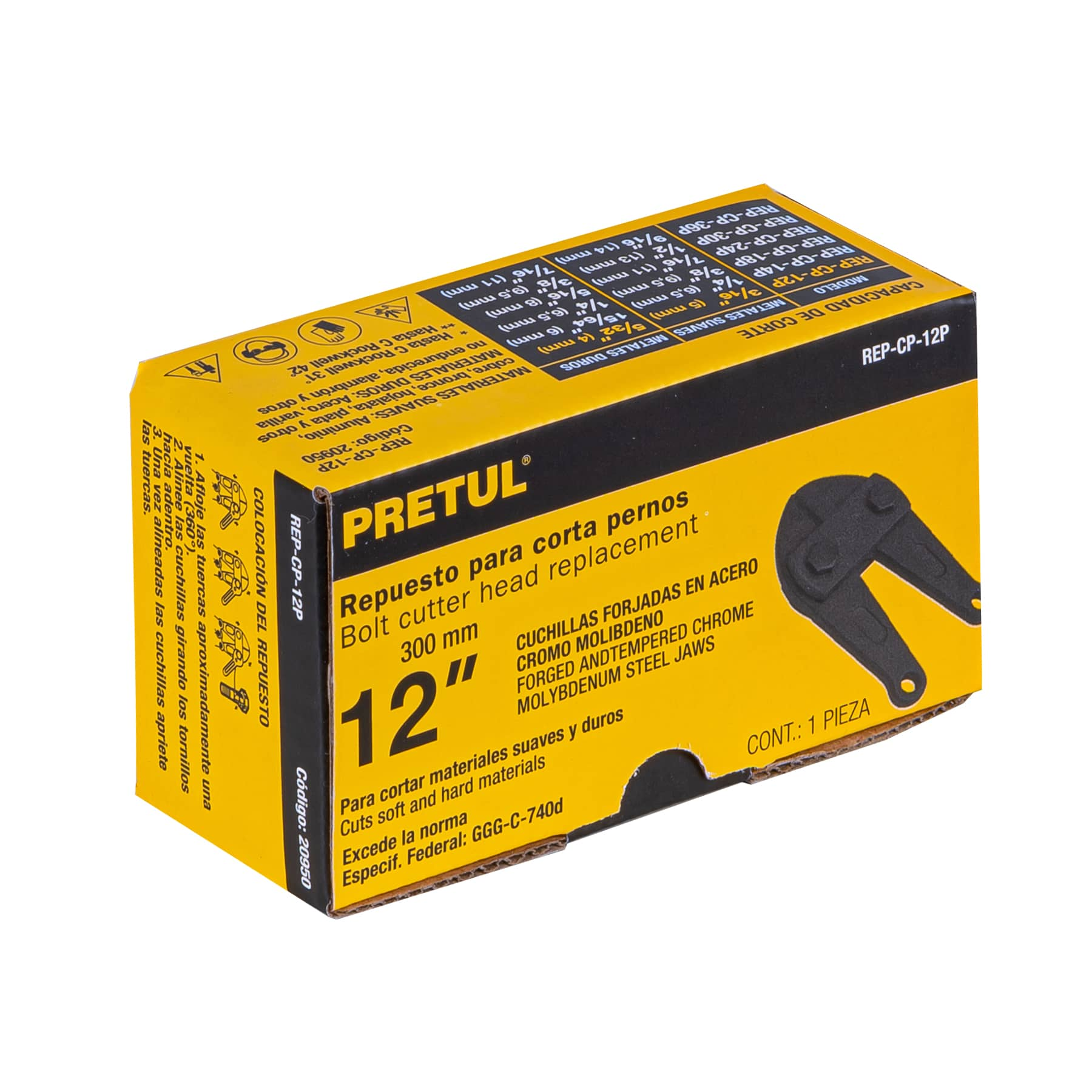 Repuesto de cuchilla para cortapernos cp-12p