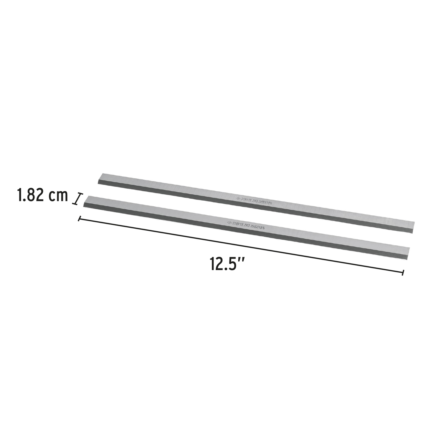 Repuesto de 2 cuchillas para cepillo portatil cep-12