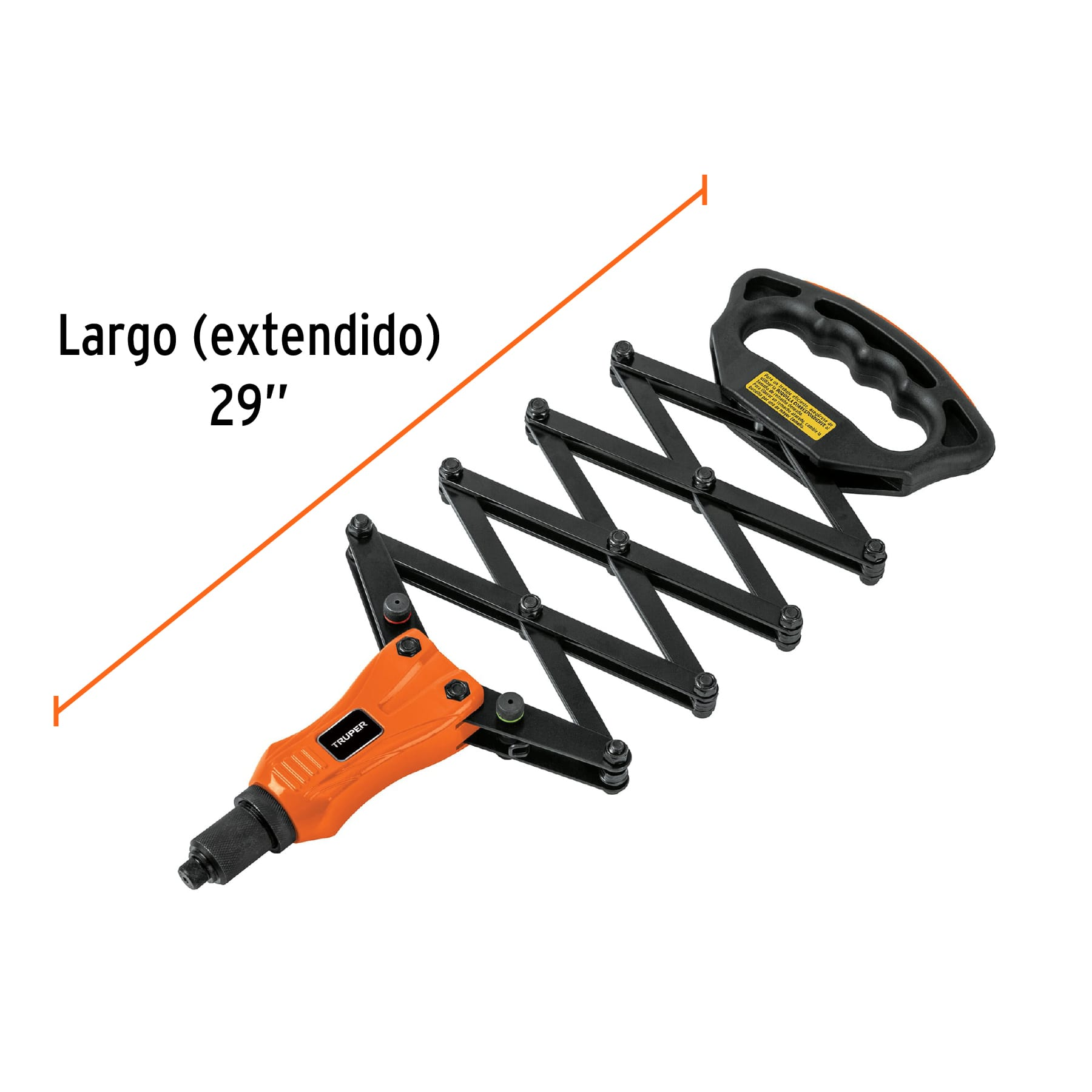 Remachadora tipo acordeón