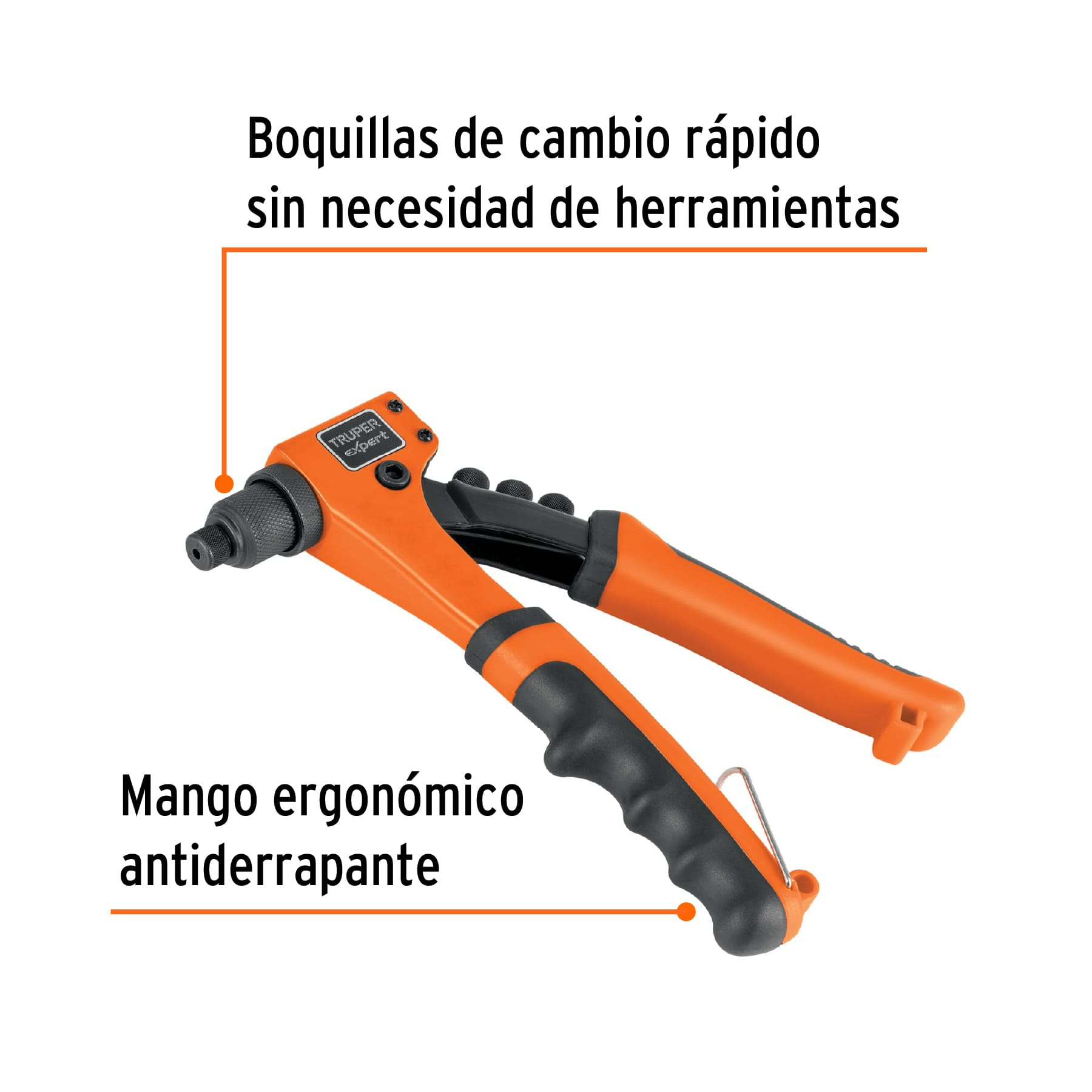 Remachadora profesional 8”,Truper Expert
