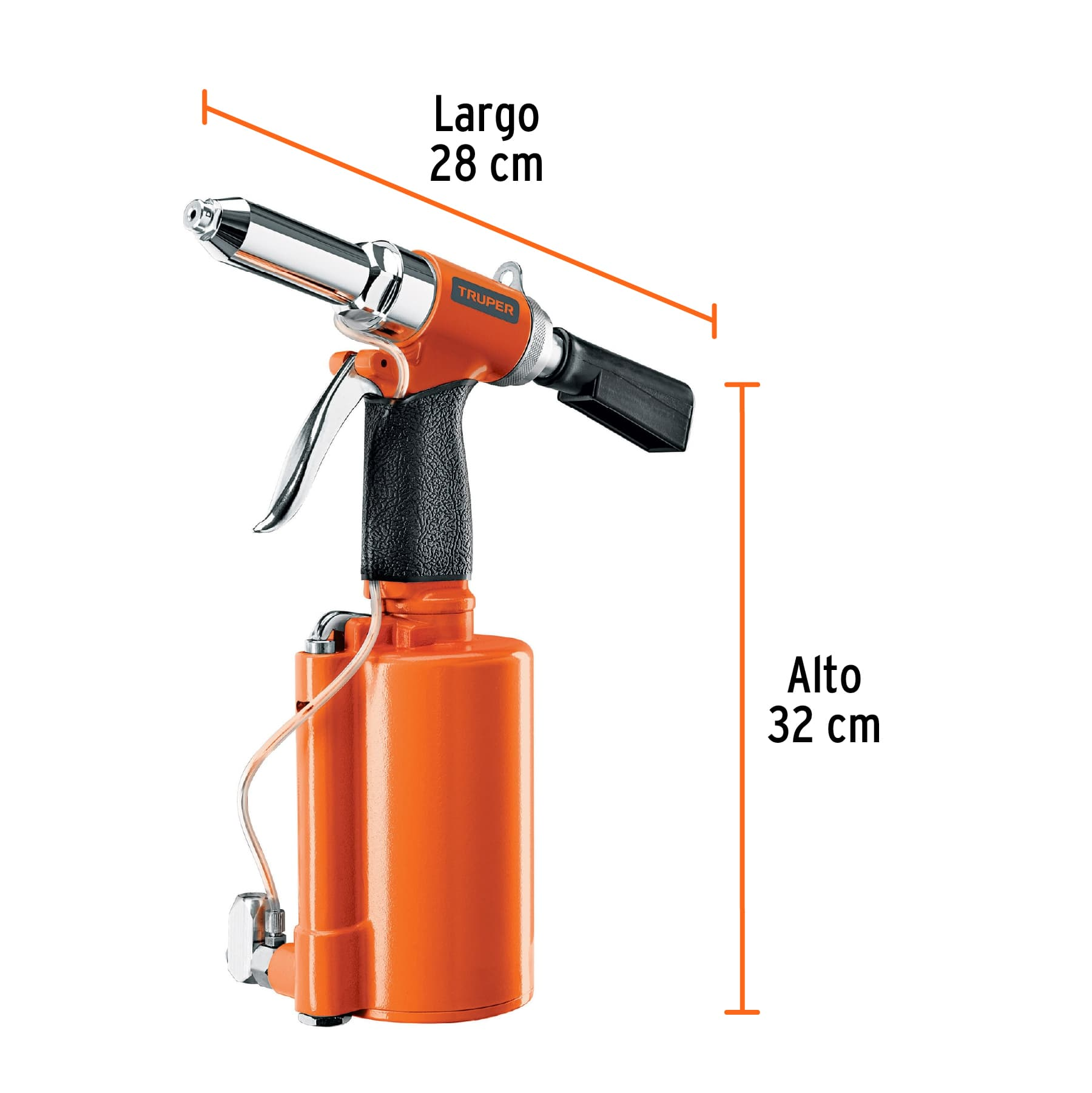 Remachadora Neumatica de 1/4"