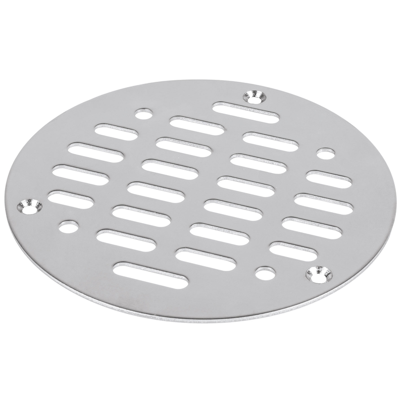 Rejilla acero inoxidable 5", 3 tornillos