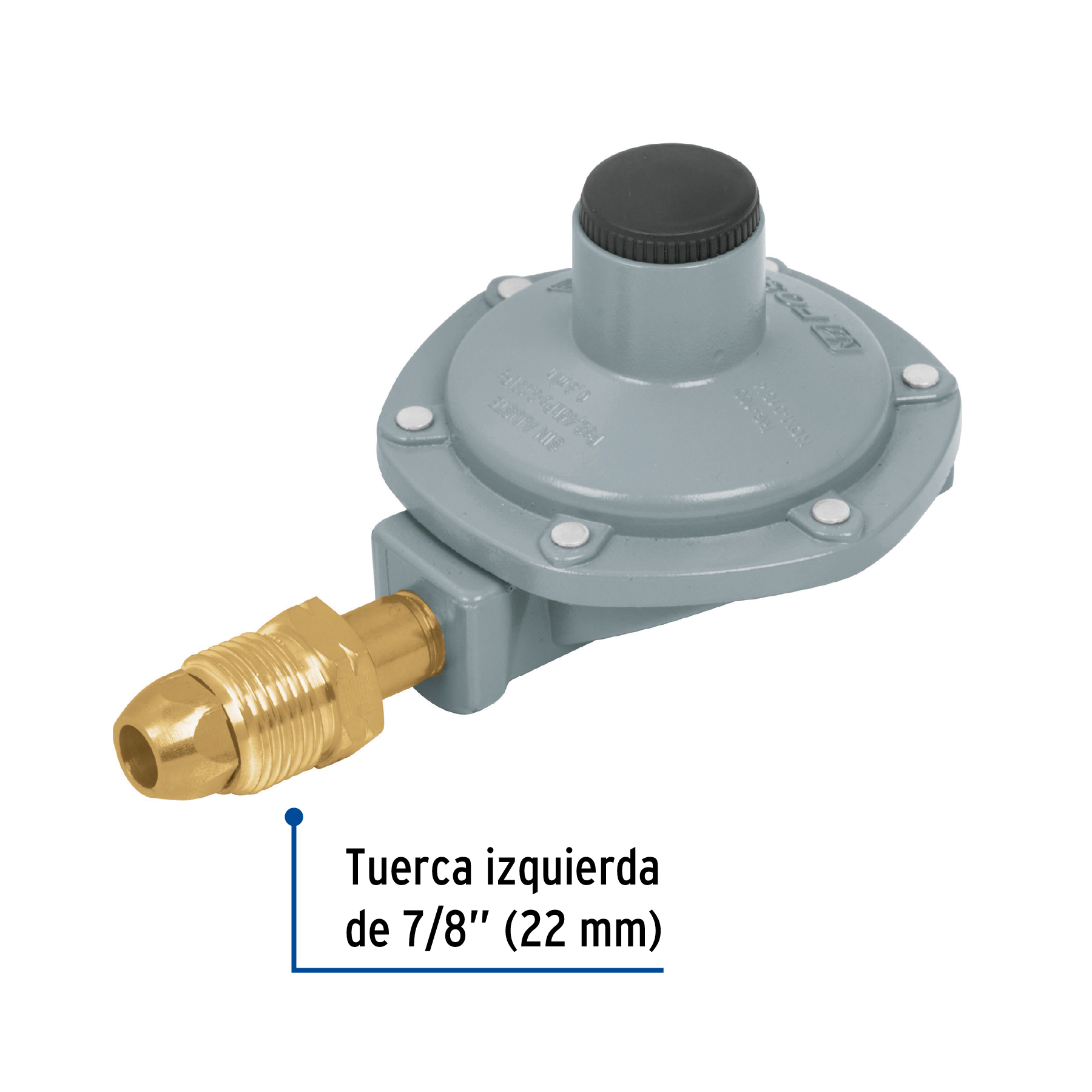 Regulador de gas de 1 vía