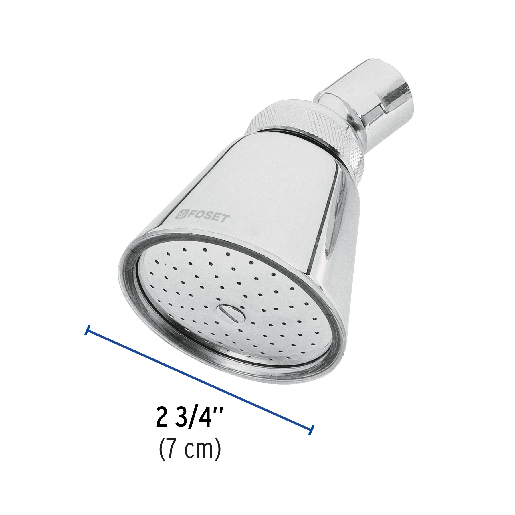 Regadera, 2-3/4", sin brazo, Aero