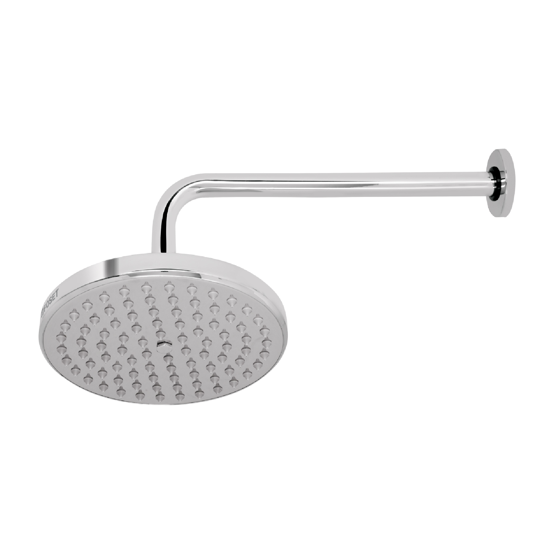 Regadera redonda, 8", con brazo, Element
