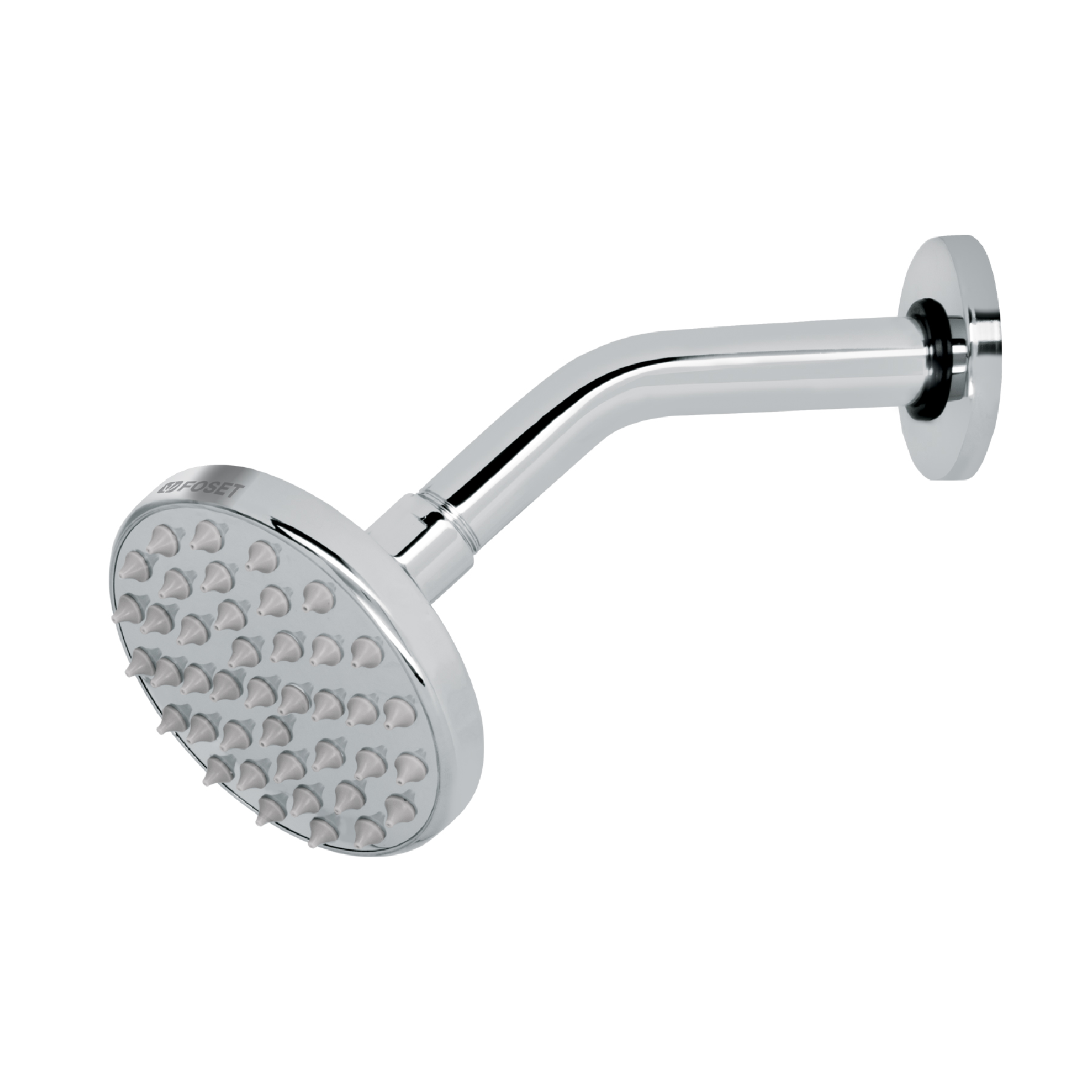 Regadera redonda, 4", con brazo, Element