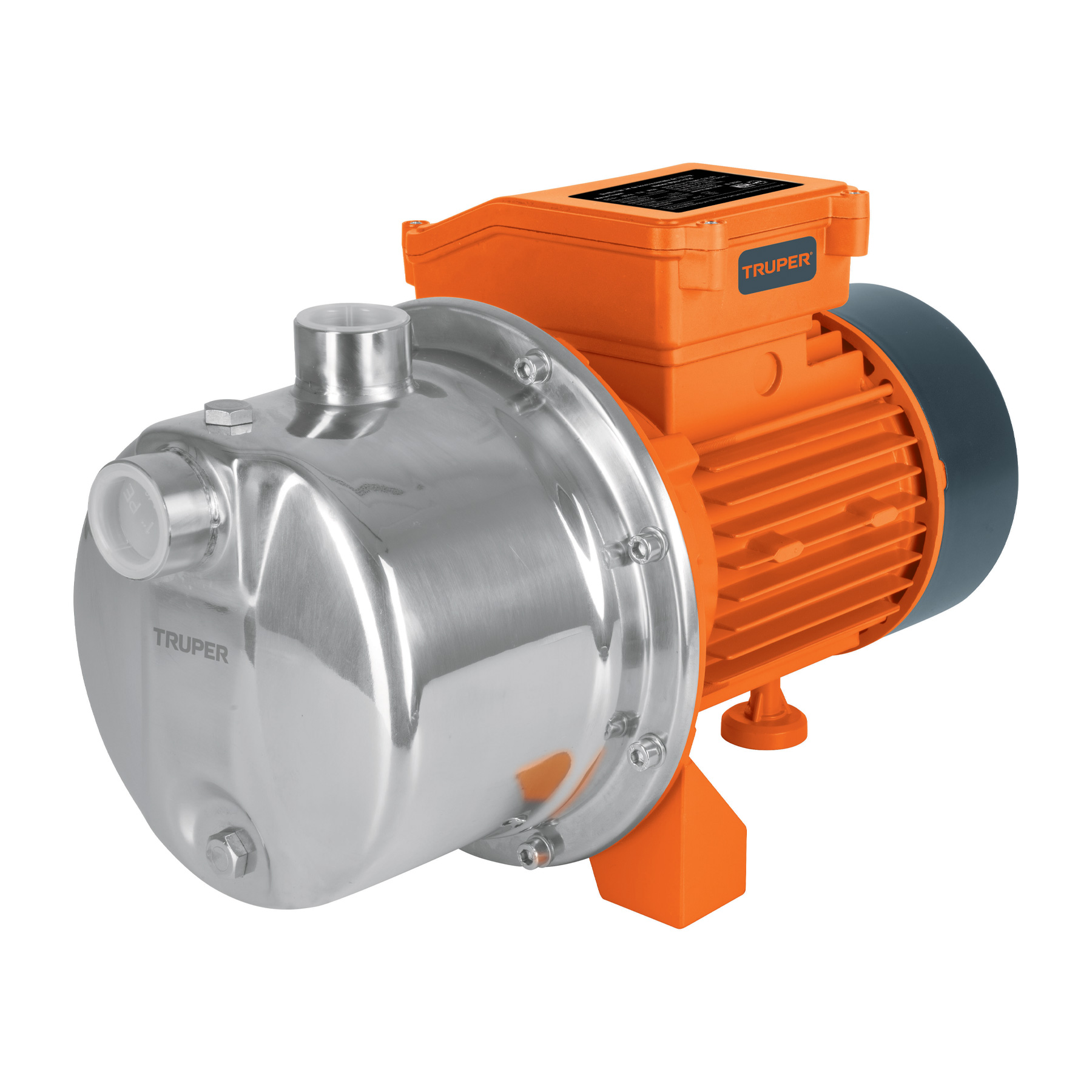 Bomba eléctrica para agua, tipo jet, acero inoxidable, 3/4HP