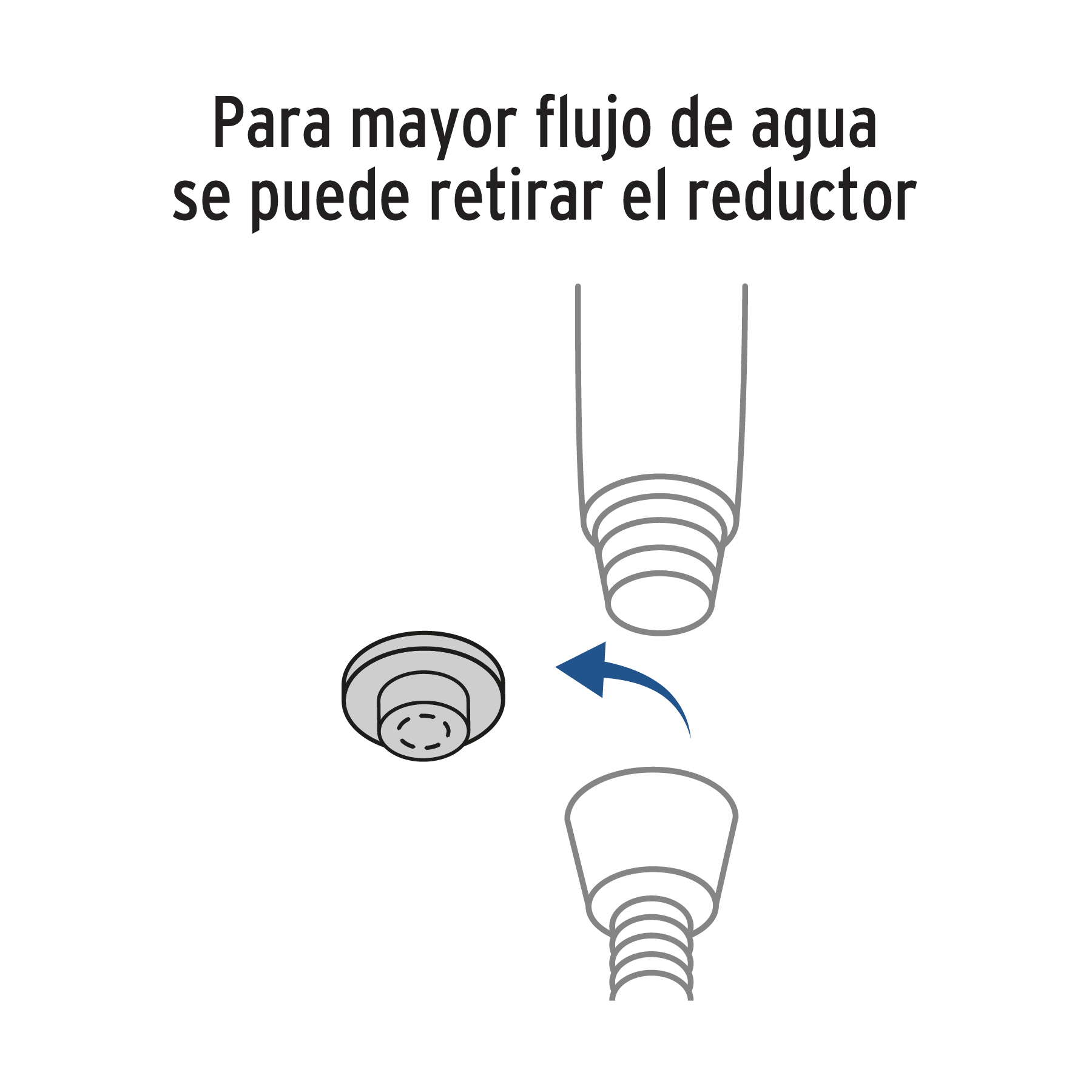 Regadera manual con soporte, cromo, Riviera