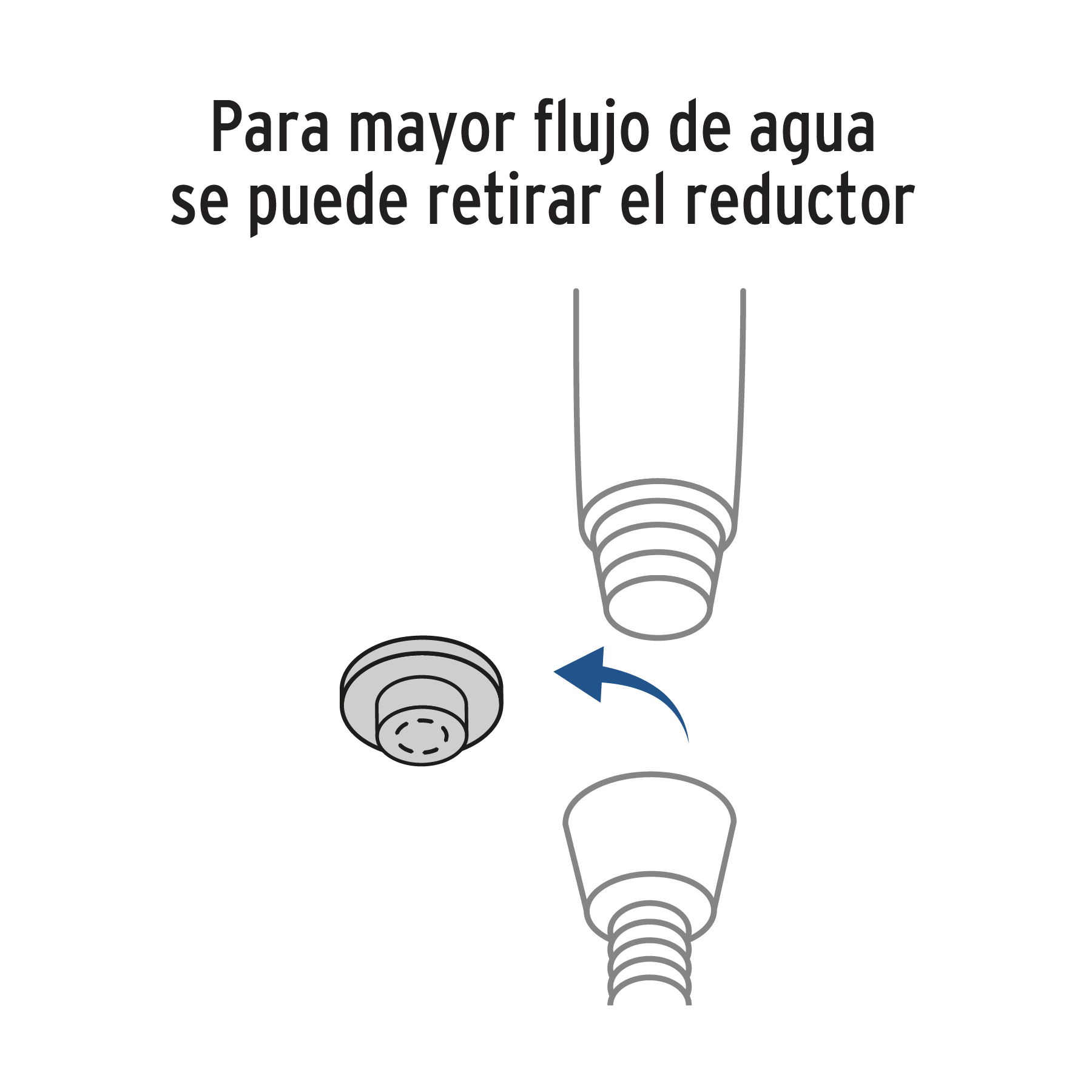 Regadera manual con soporte, cromo, Element