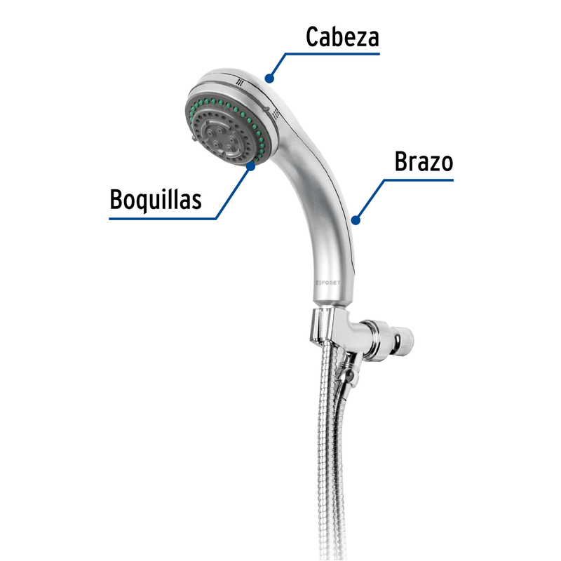 REGADERA MANUAL CON SOPORTE, AQUA