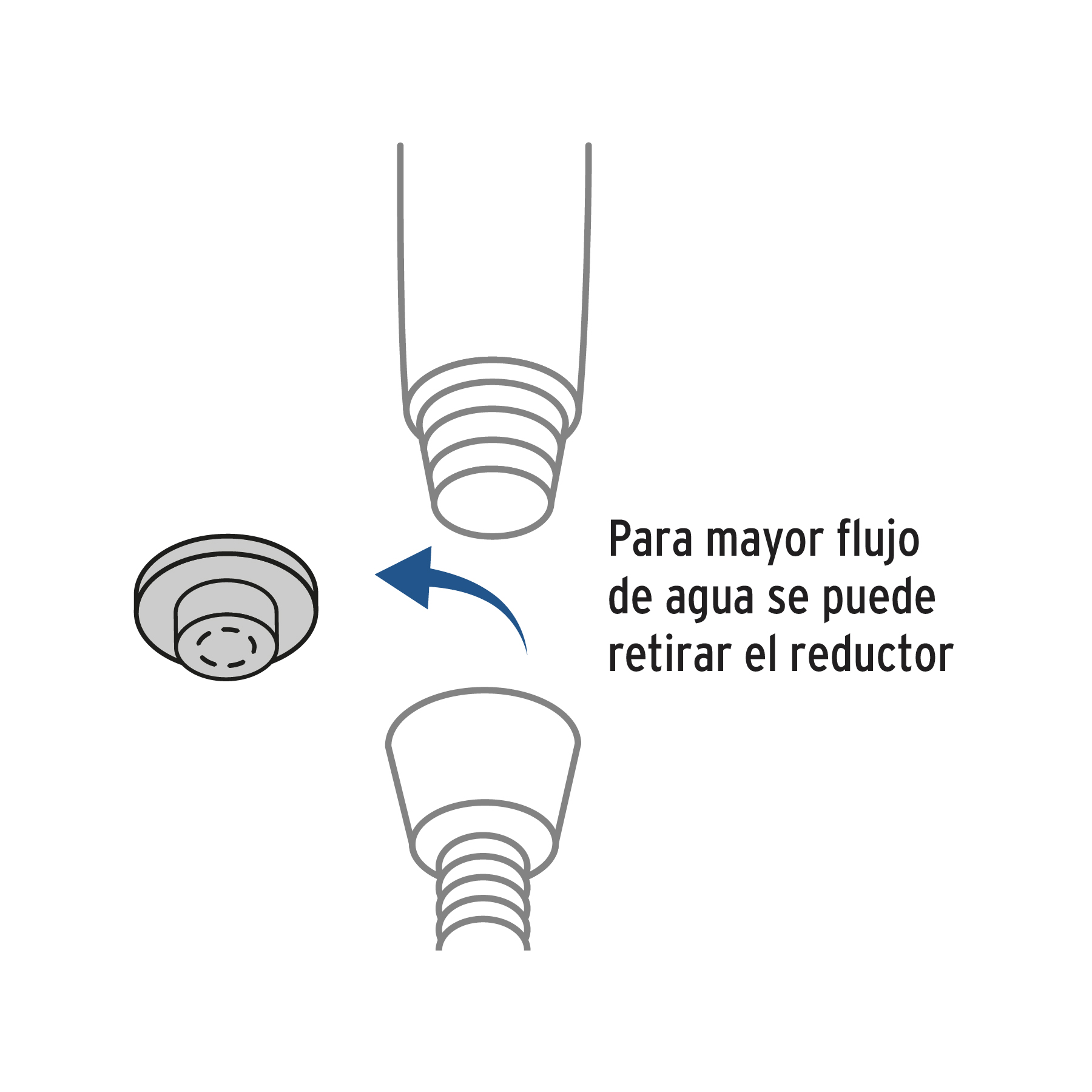 Regadera de teléfono con soporte, 3-1/4"