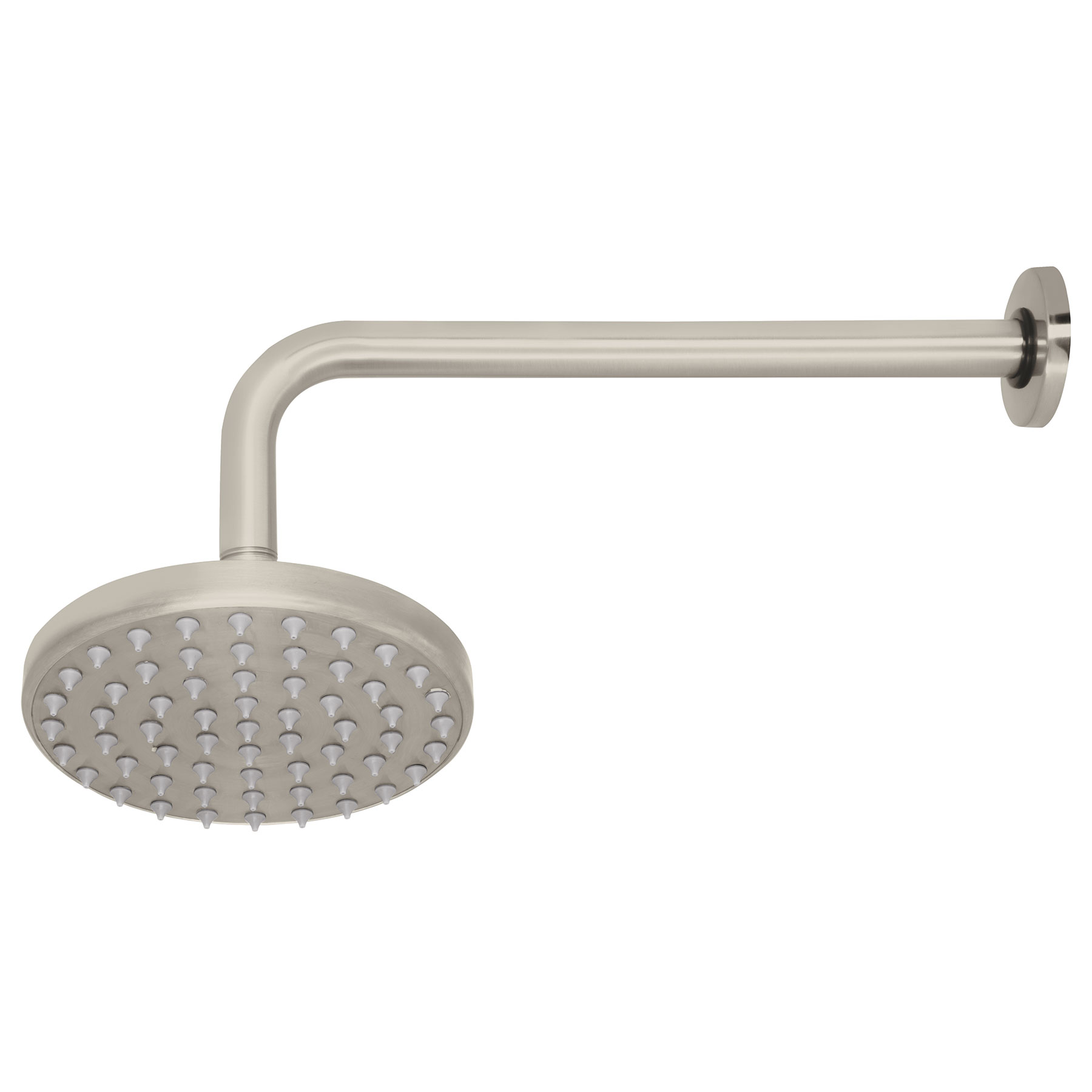Regadera de latón, 6", con brazo, satinado, Element