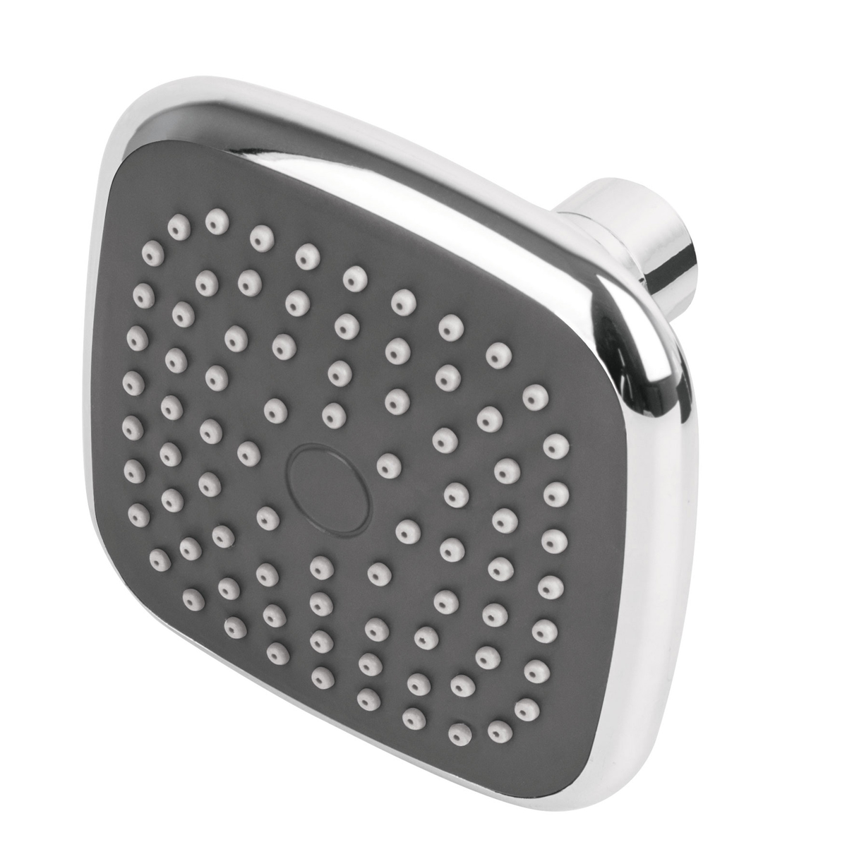 Regadera cuadrada, ABS, 3-3/4", sin brazo, Basic