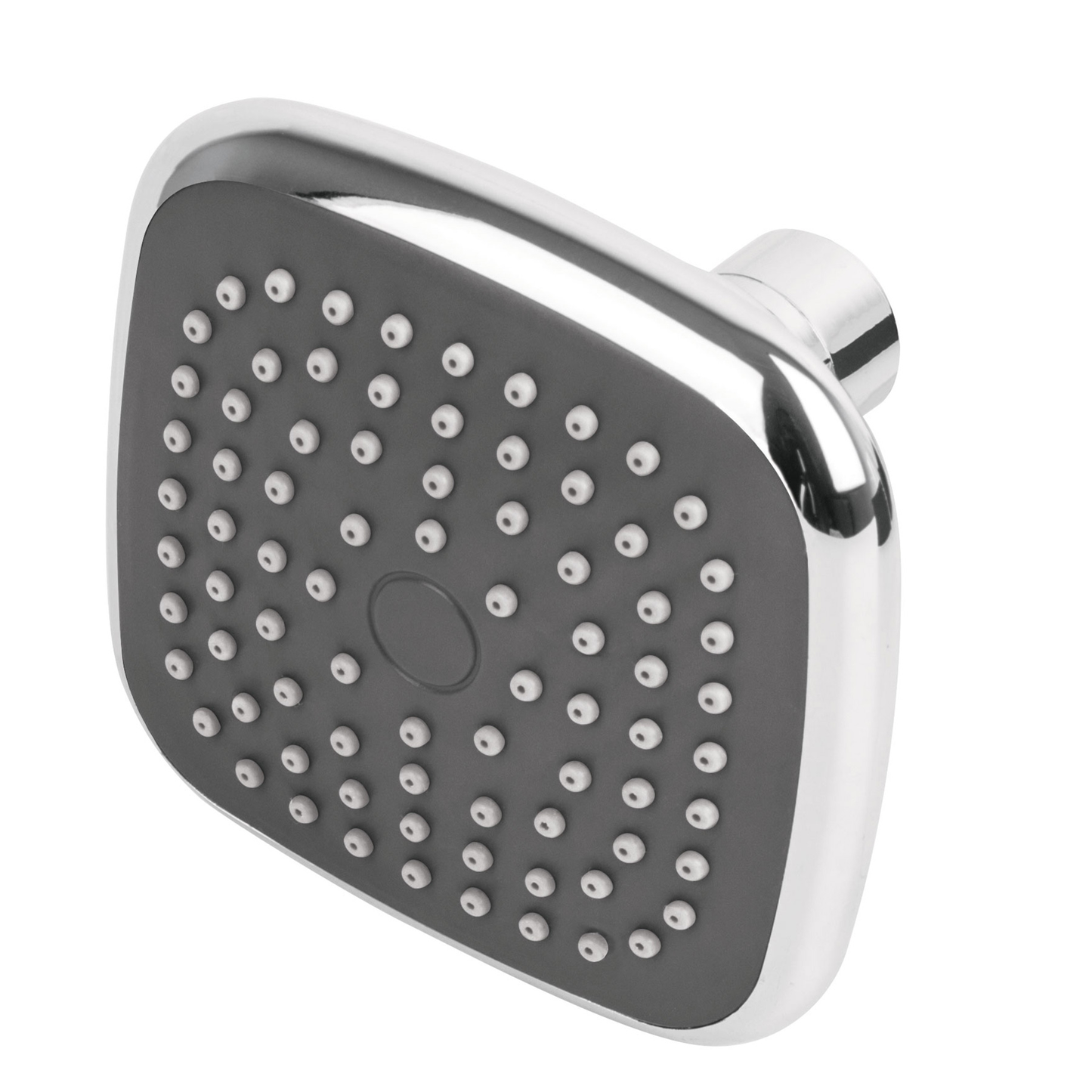 Regadera cuadrada, ABS, 3-3/4", sin brazo, Basic