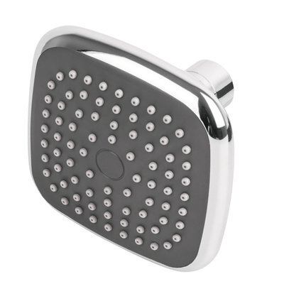 Regadera cuadrada, ABS, 3-3/4", sin brazo, Basic