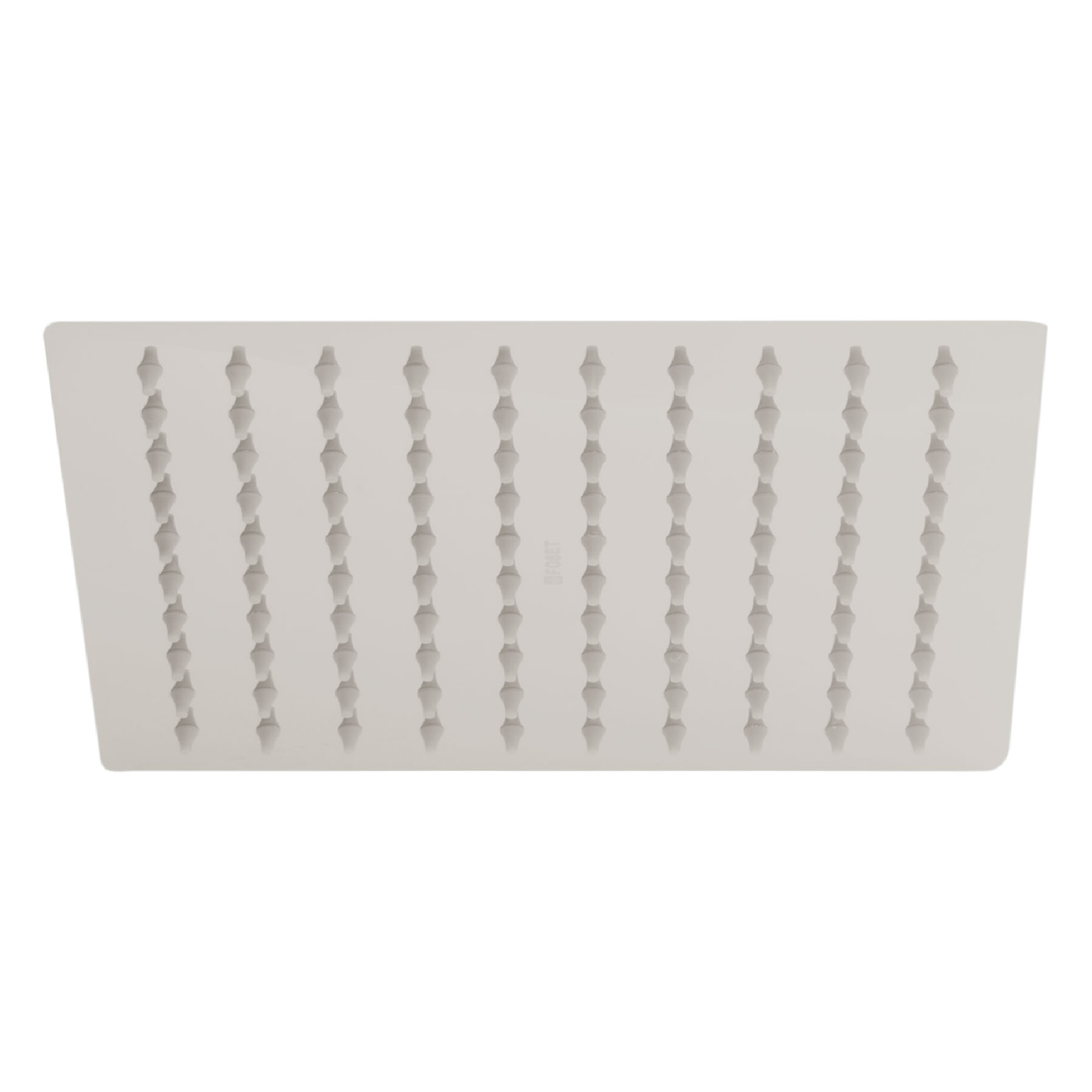 Regadera acero inoxidable, 8", sin brazo, satinado, Riviera