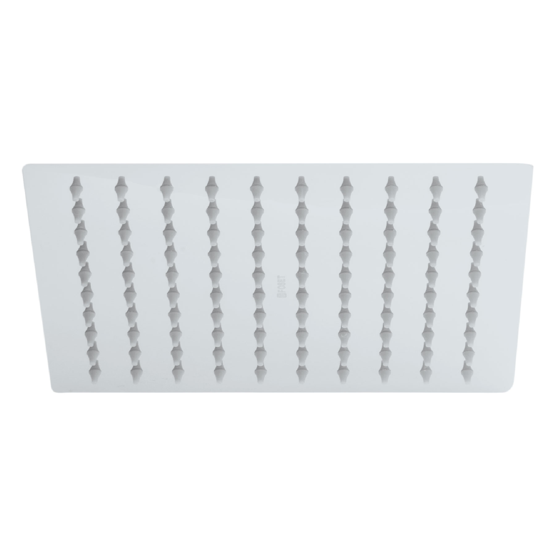 Regadera acero inoxidable, 8", sin brazo, cromado, Riviera
