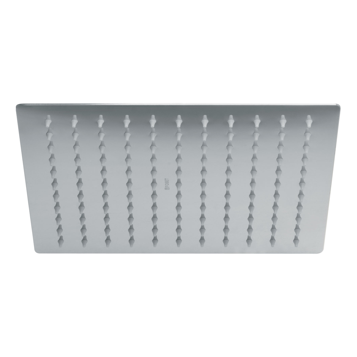 Regadera acero inoxidable, 10", sin brazo, cromado, Riviera