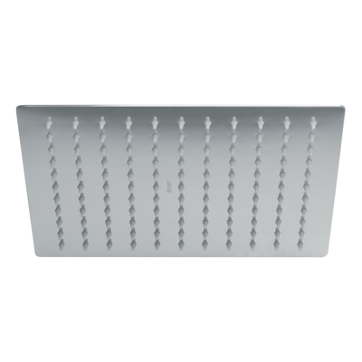 Regadera acero inoxidable, 10", sin brazo, cromado, Riviera