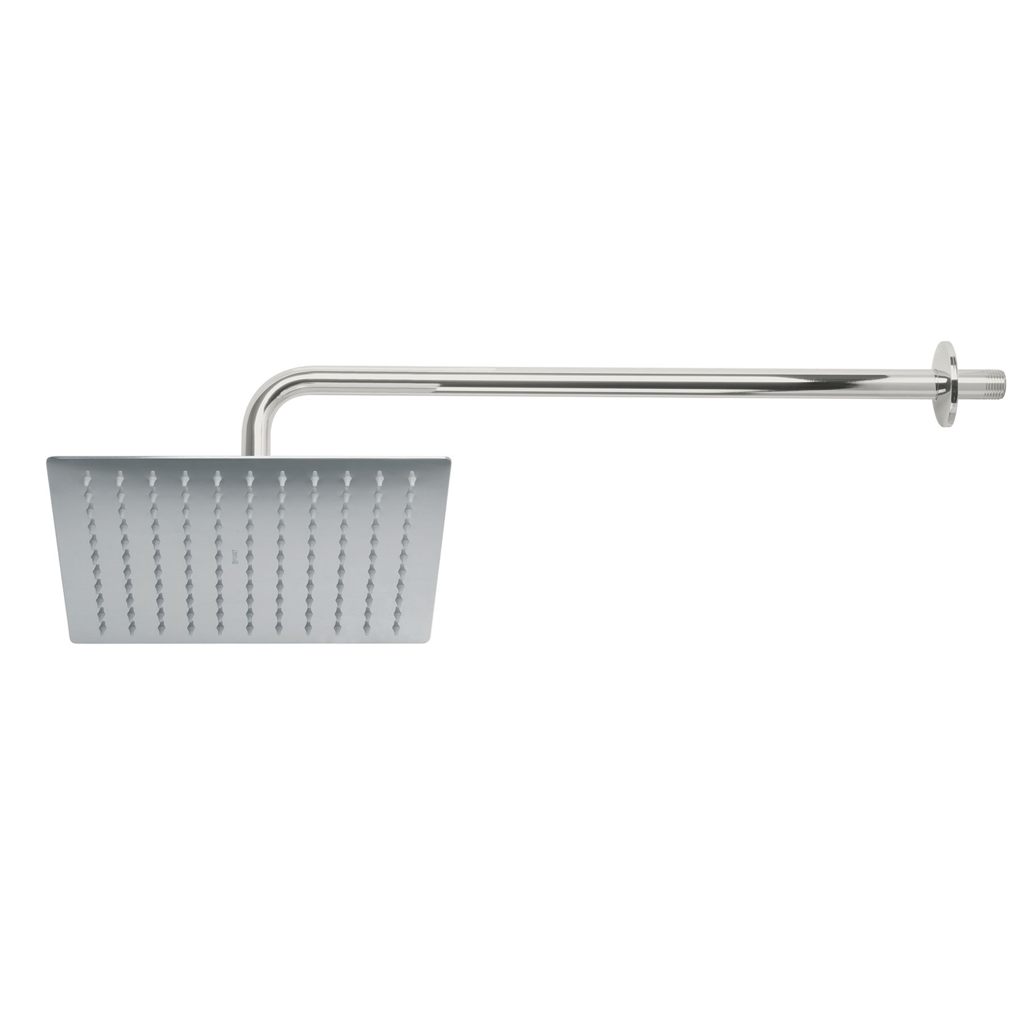 Regadera acero inoxidable, 10", con brazo, cromado, Riviera