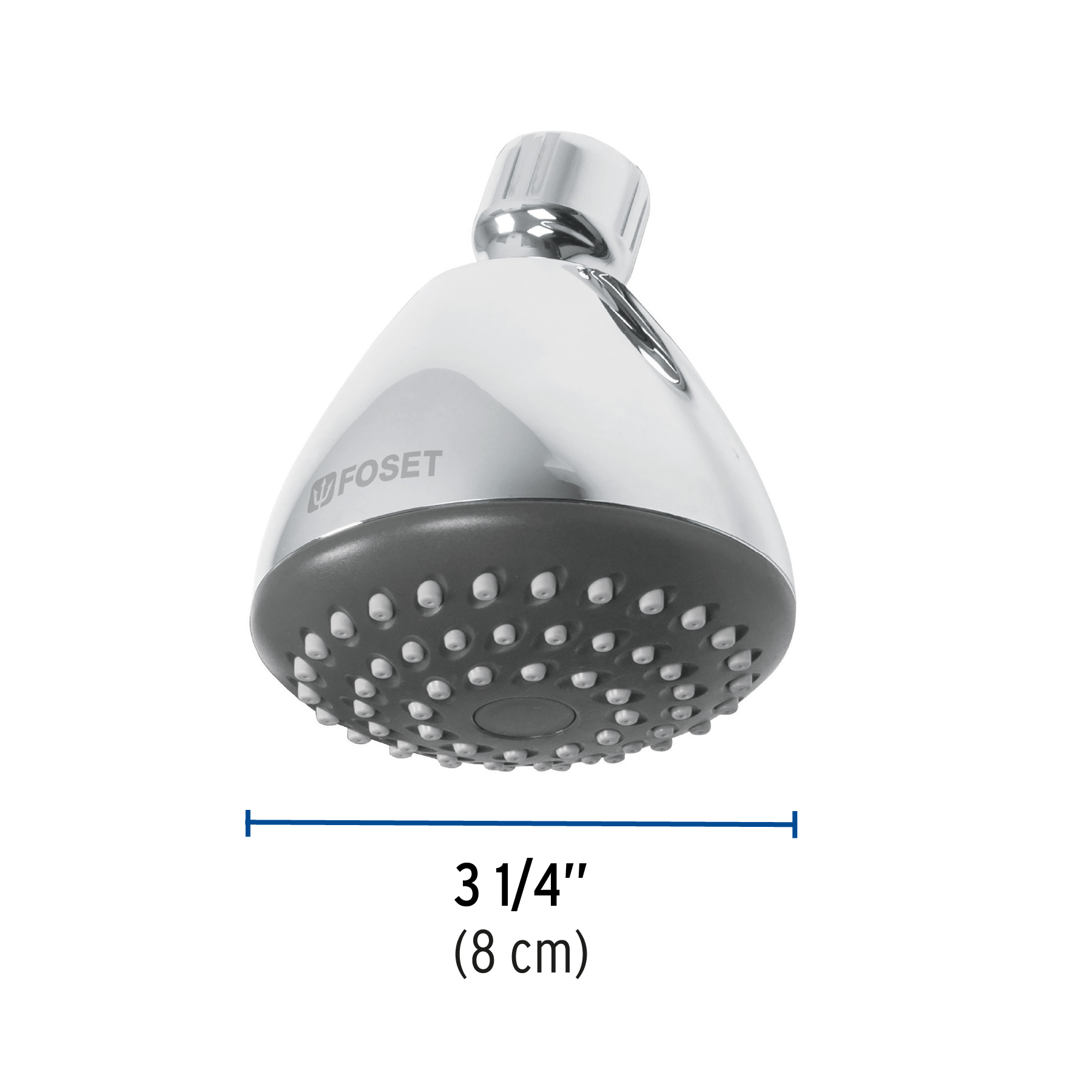 Regadera 3-1/4", sin brazo, Aero