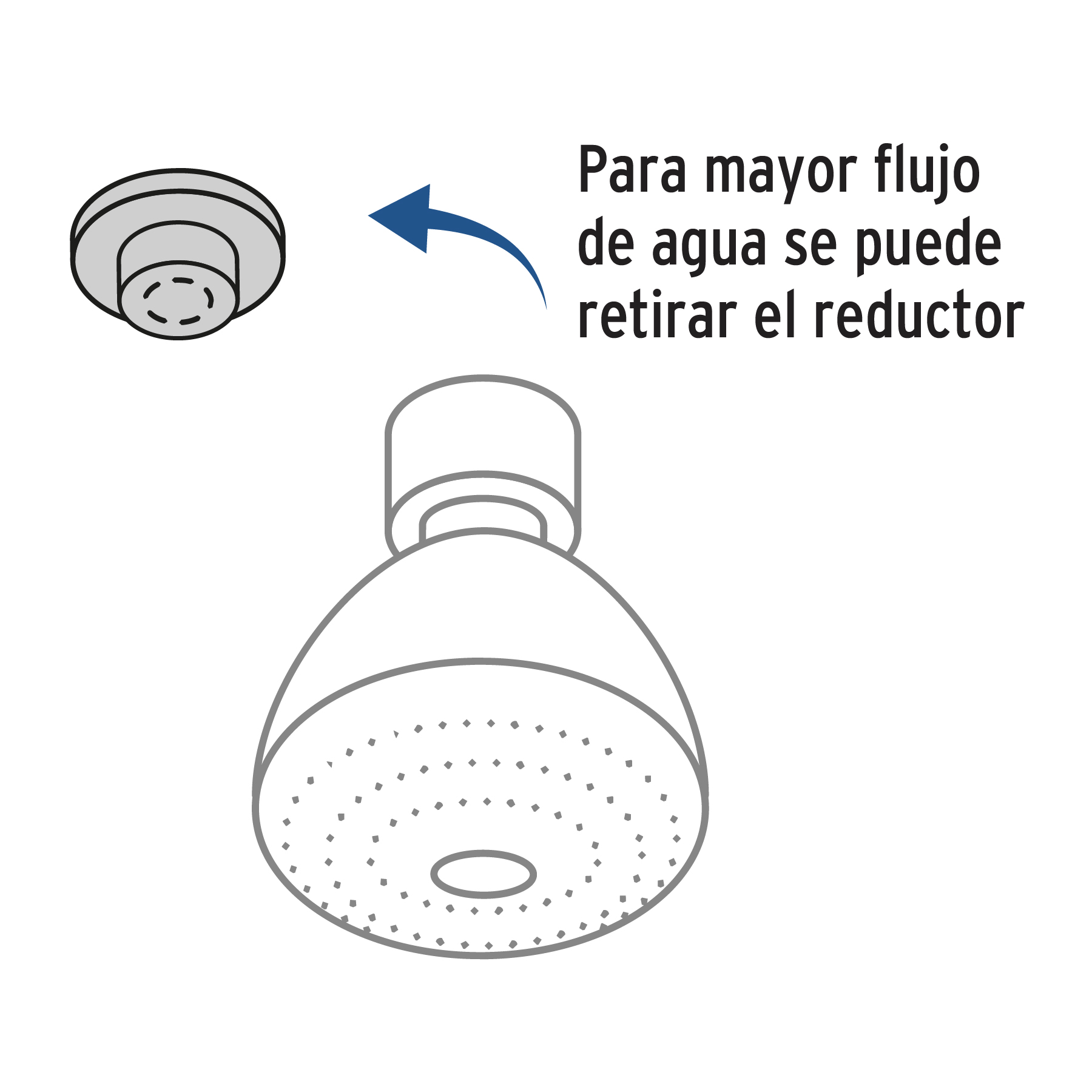 Regadera 3-1/4", Aero