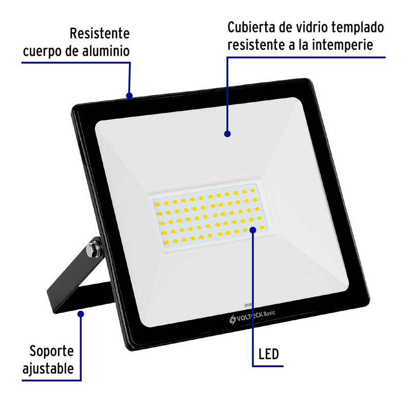 Reflector ultra delgado de LED, 50 W