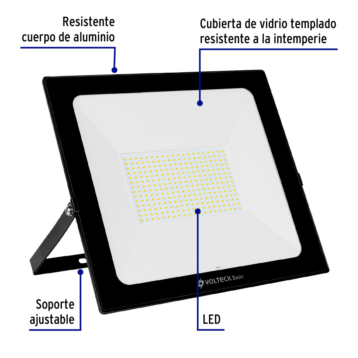 Reflector ultra delgado de LED, 200 W