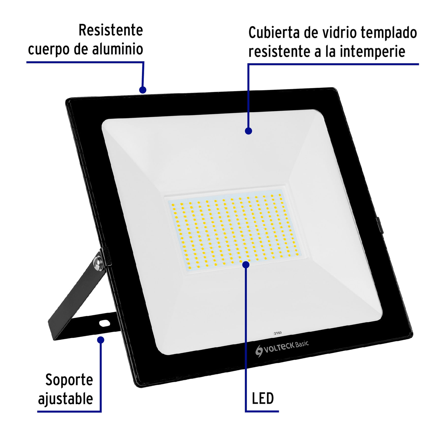 Reflector ultra delgado de LED, 150 W