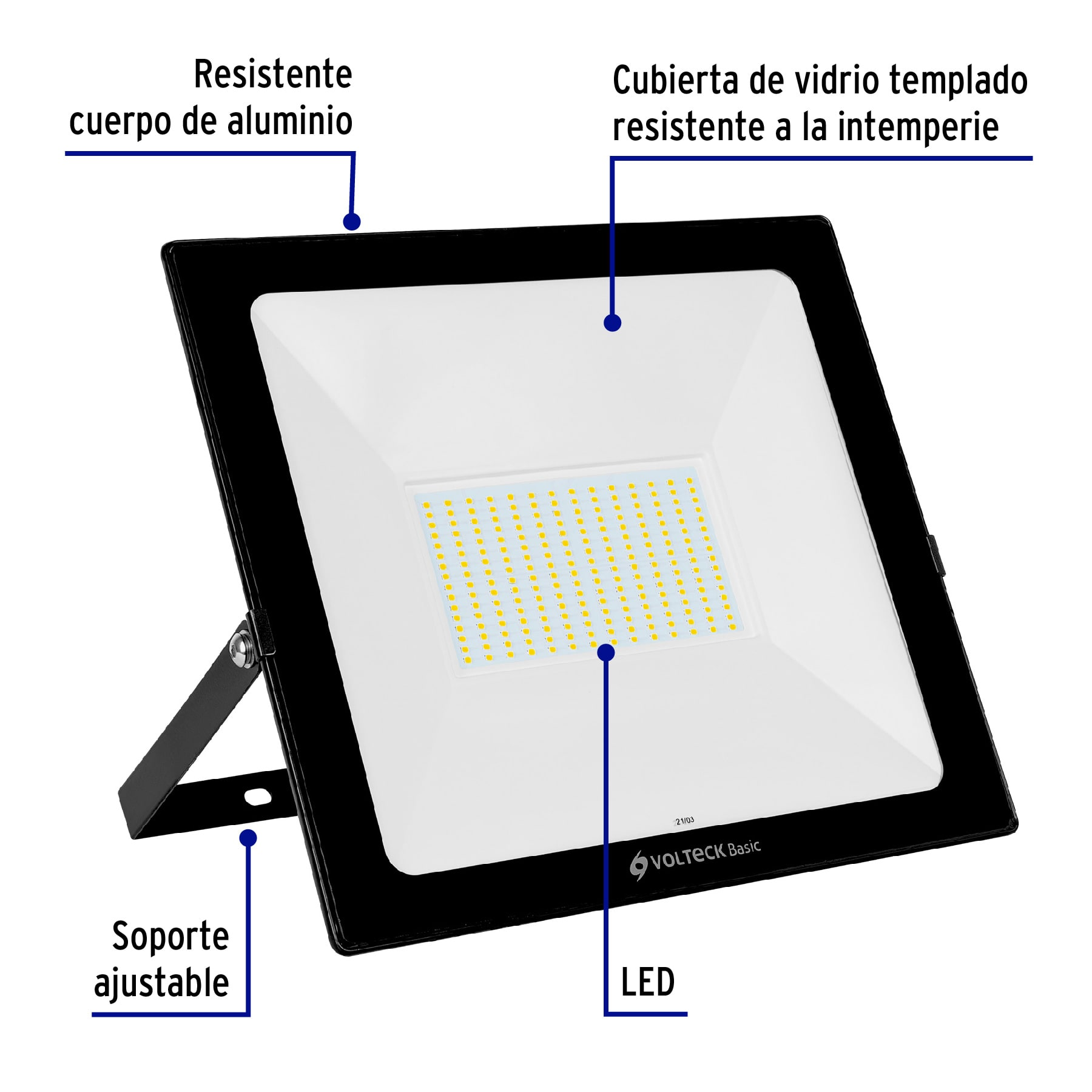Reflector ultra delgado de LED, 150 W