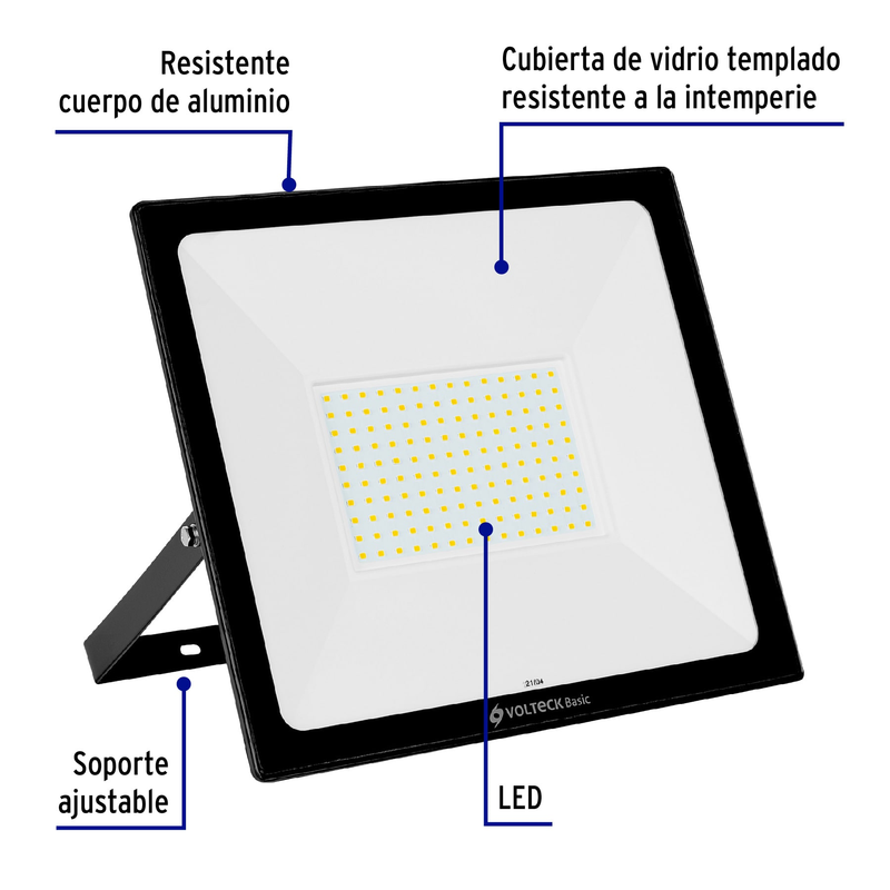 Reflector ultra delgado de LED, 100 W