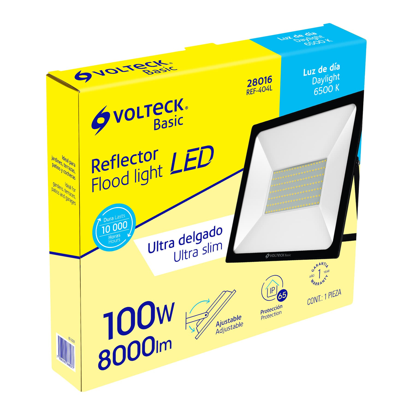 Reflector ultra delgado de LED, 100 W